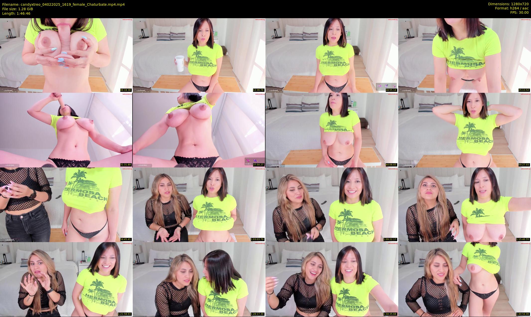 candyxtreo — 107 minute Chaturbate couple cam show recording, 720p, Feb 4, 2025