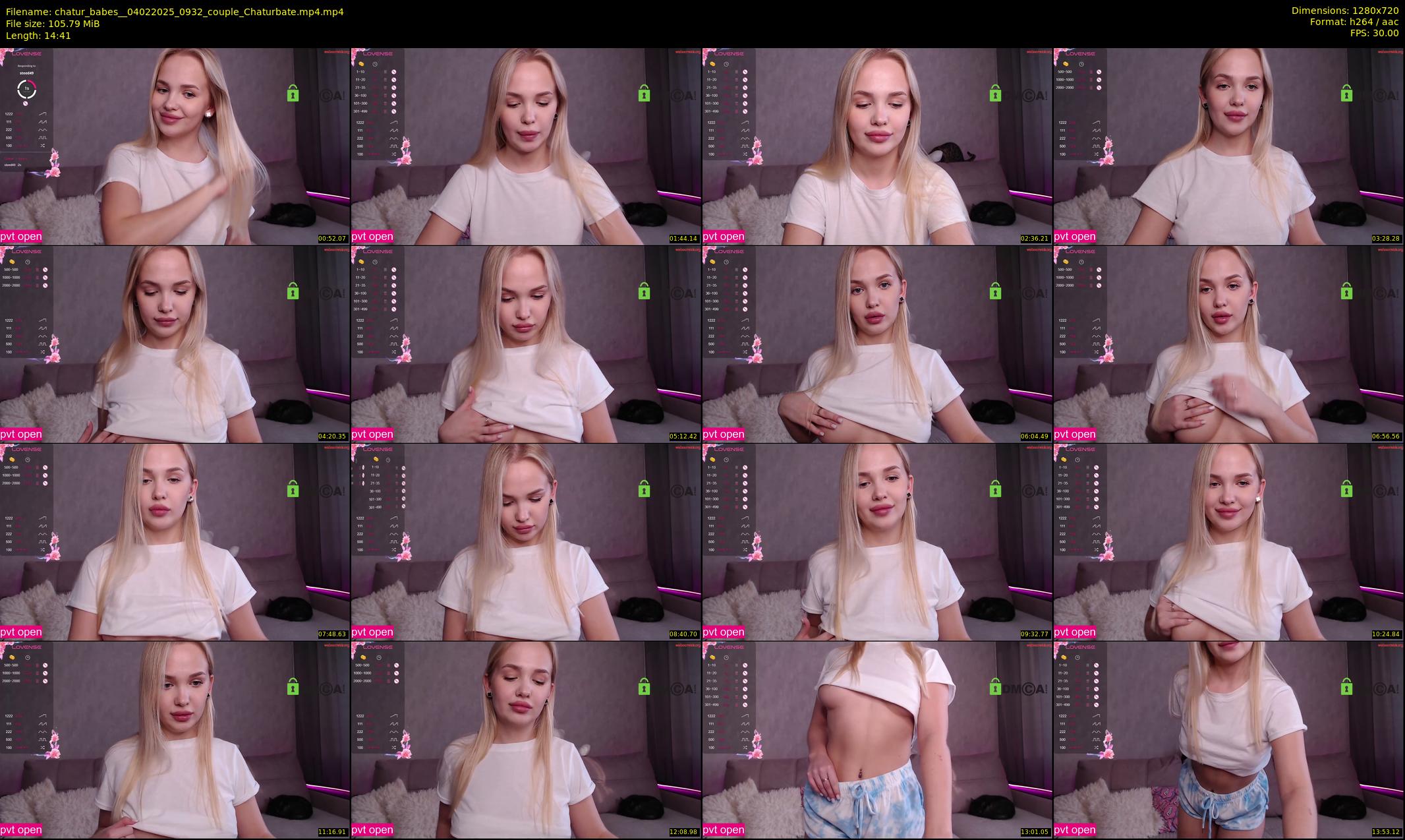 chatur_babes_ — 15 minute Chaturbate couple cam show recording, 720p, Feb 4, 2025