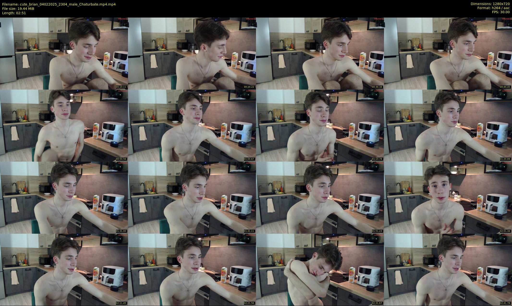cute_brian — 3 minute Chaturbate male cam show recording, 720p, Feb 4, 2025