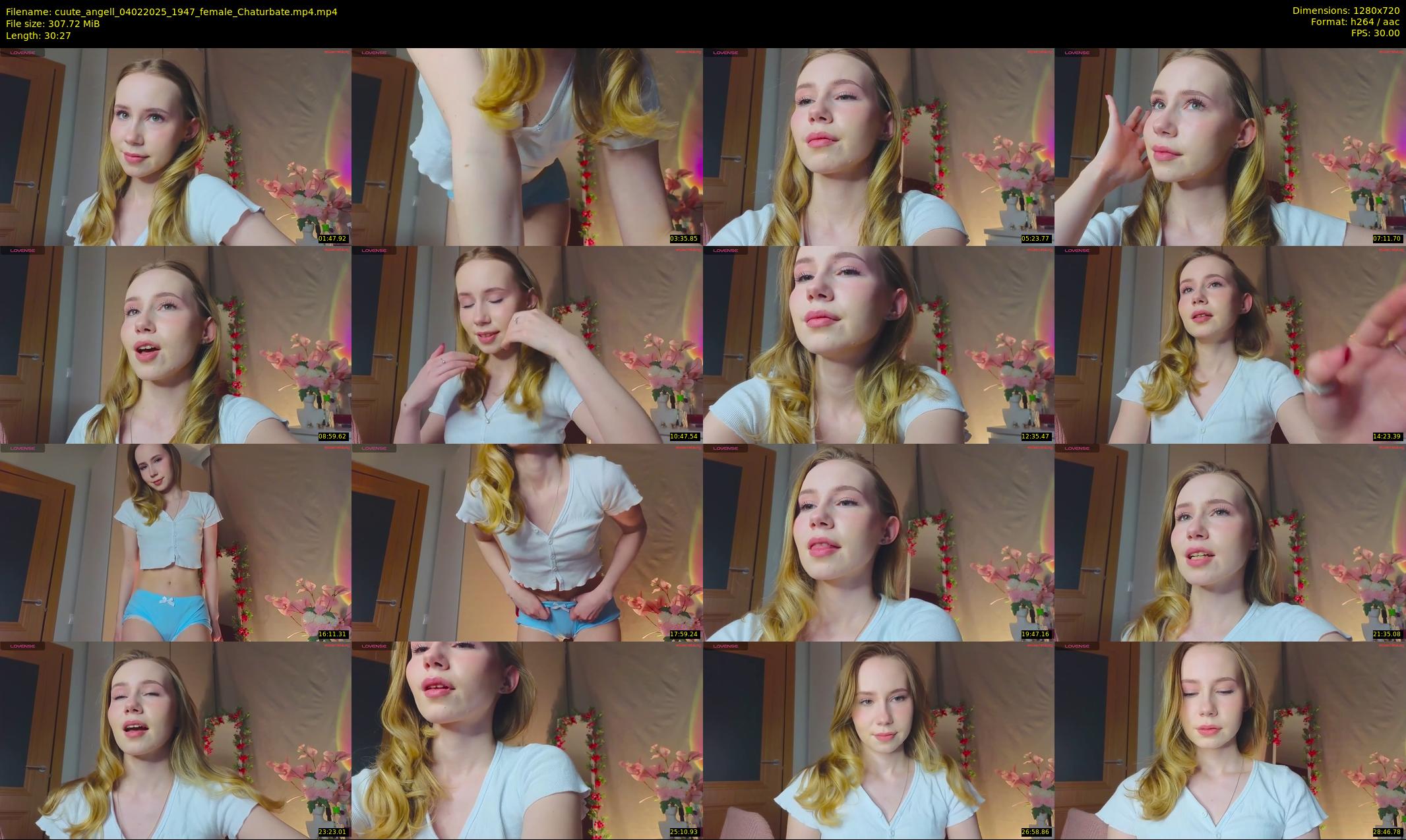 cuute_angell — 31 minute Chaturbate female cam show recording, 720p, Feb 4, 2025