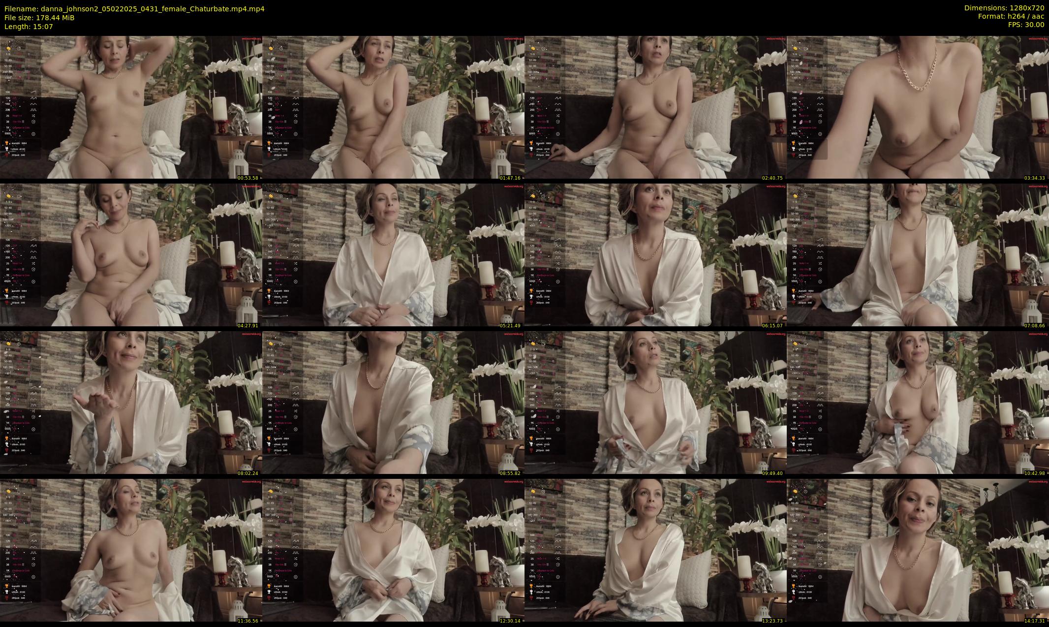 danna_johnson2 — 16 minute Chaturbate female cam show recording, 720p, Feb 5, 2025