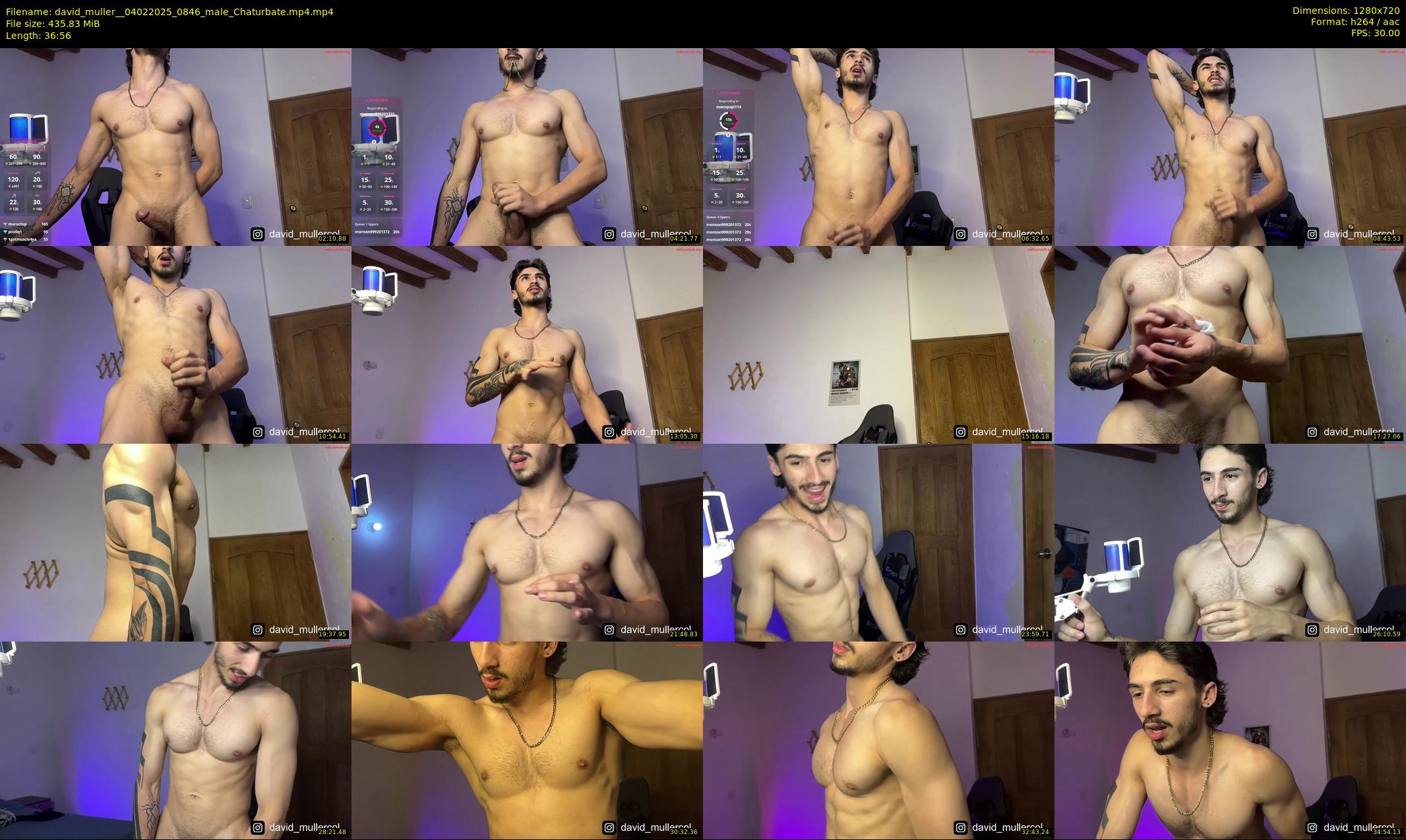 david_muller_ — 37 minute Chaturbate male cam show recording, 720p, Feb 4, 2025