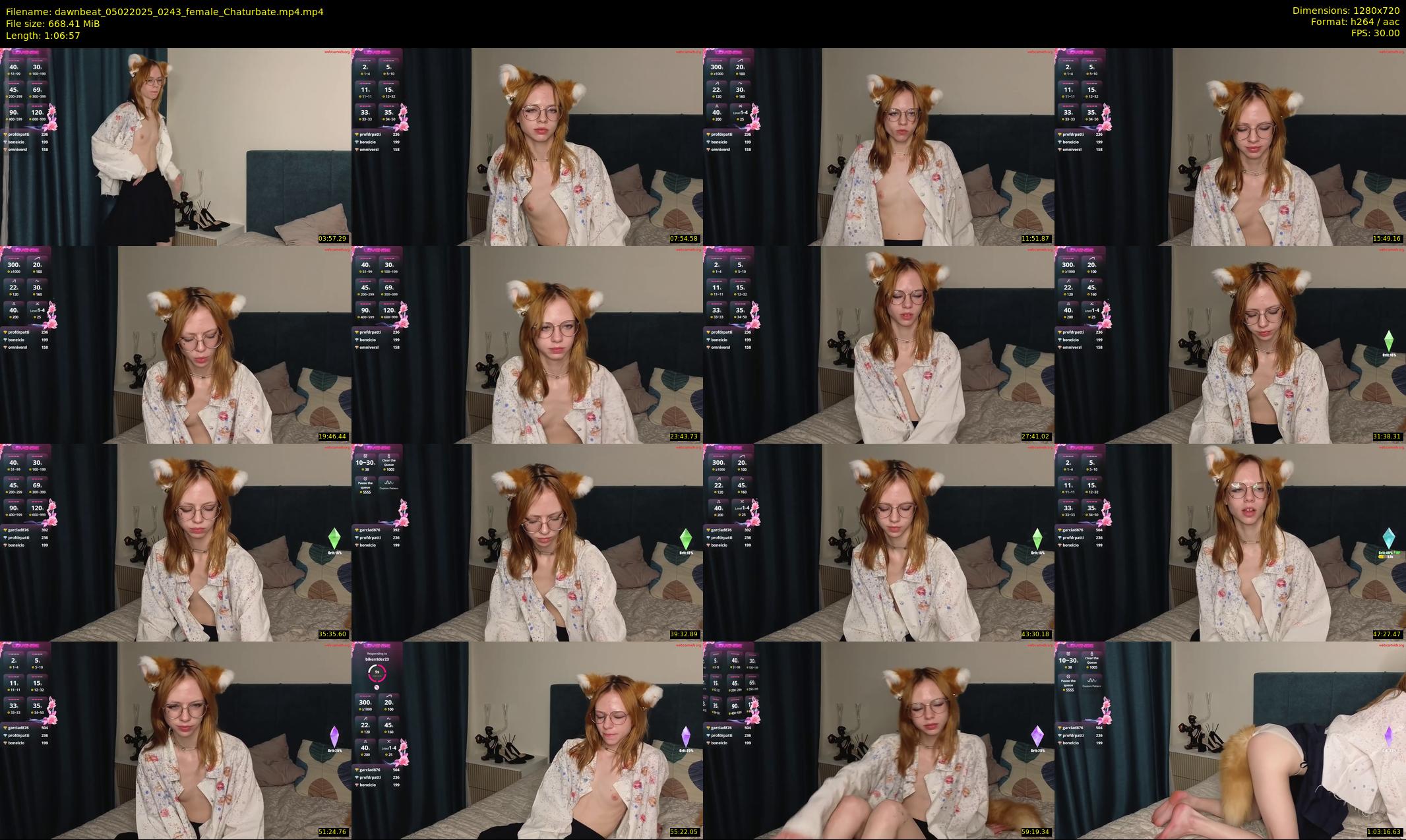 dawnbeat — 67 minute Chaturbate female cam show recording, 720p, Feb 5, 2025