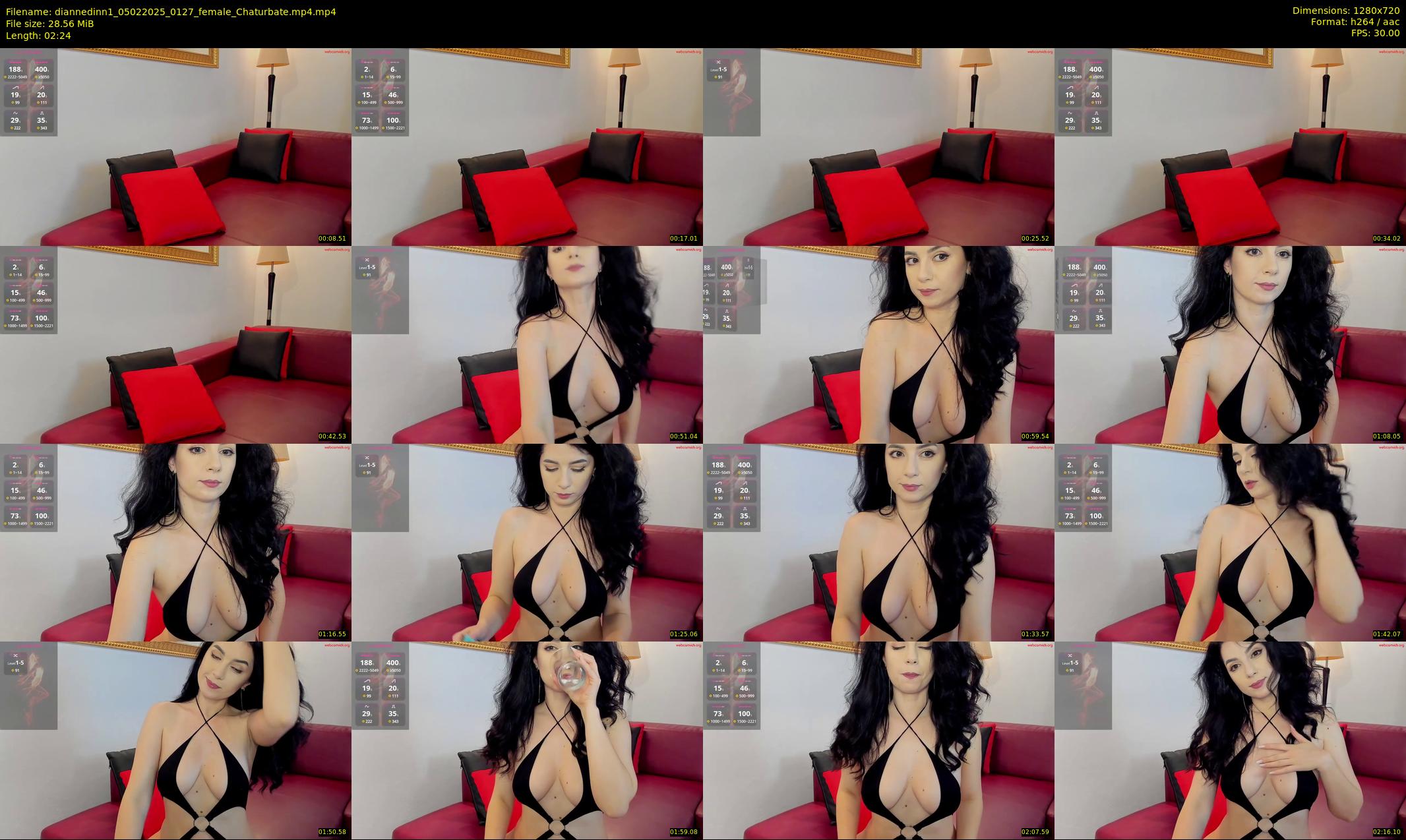 diannedinn1 — 3 minute Chaturbate female cam show recording, 720p, Feb 5, 2025