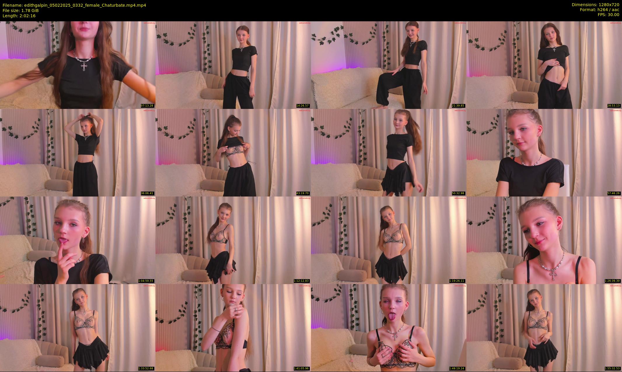 edithgalpin — 123 minute Chaturbate female cam show recording, 720p, Feb 5, 2025