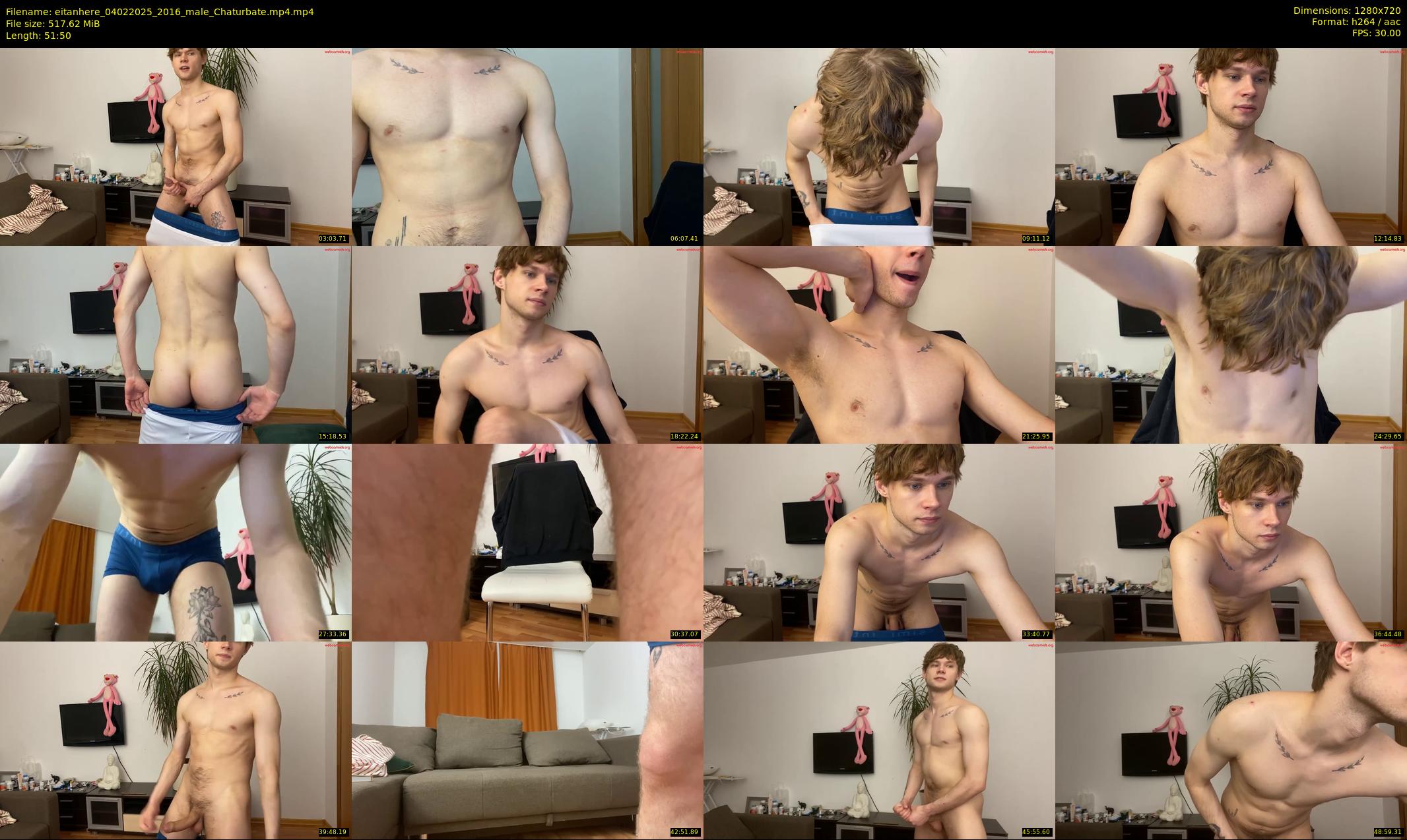 eitanhere — 52 minute Chaturbate male cam show recording, 720p, Feb 4, 2025