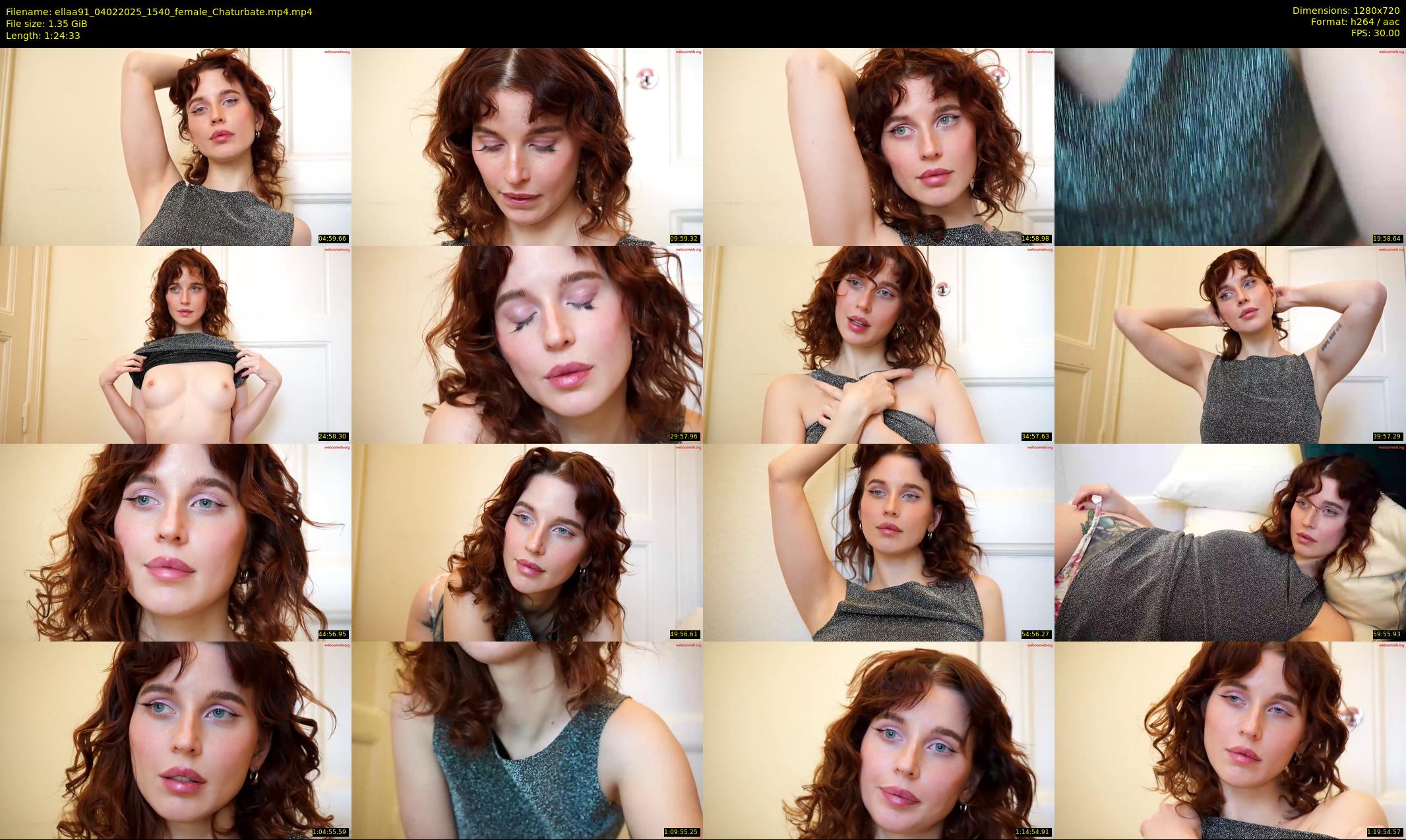 ellaa91 — 85 minute Chaturbate female cam show recording, 720p, Feb 4, 2025