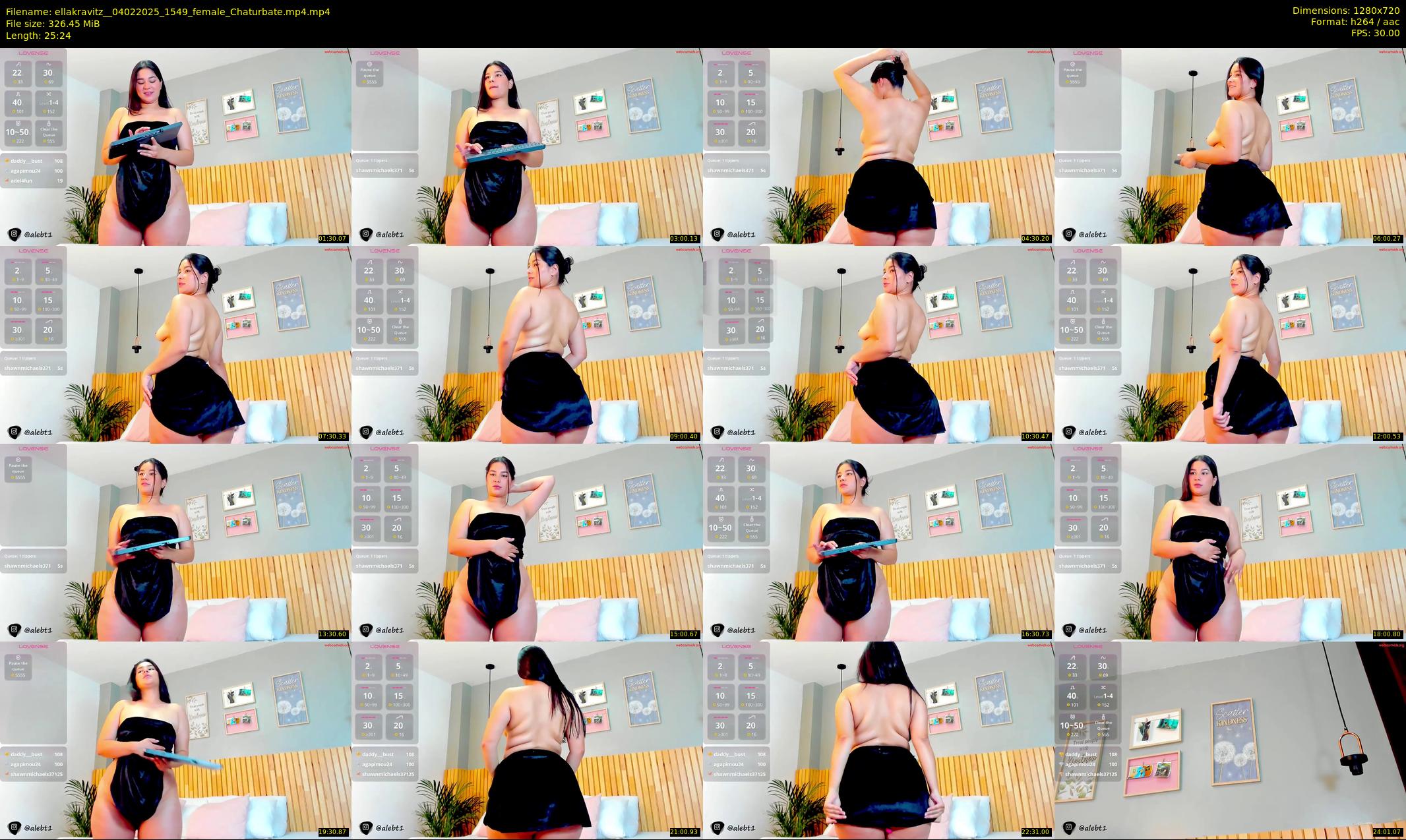 ellakravitz_ — 26 minute Chaturbate female cam show recording, 720p, Feb 4, 2025