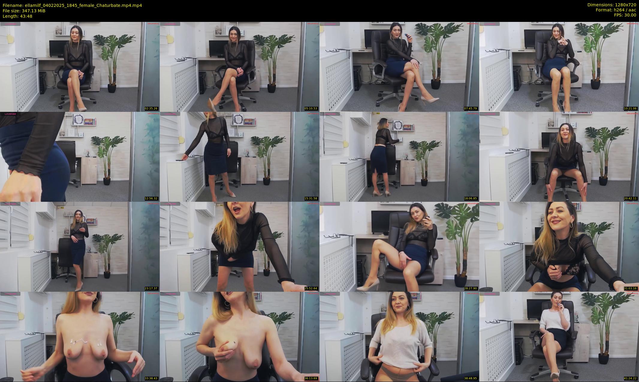 ellamilf — 44 minute Chaturbate female cam show recording, 720p, Feb 4, 2025