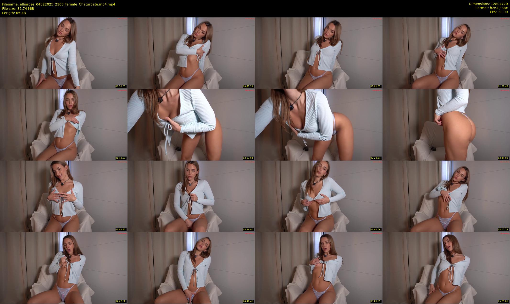 ellinrose — 6 minute Chaturbate female cam show recording, 720p, Feb 4, 2025