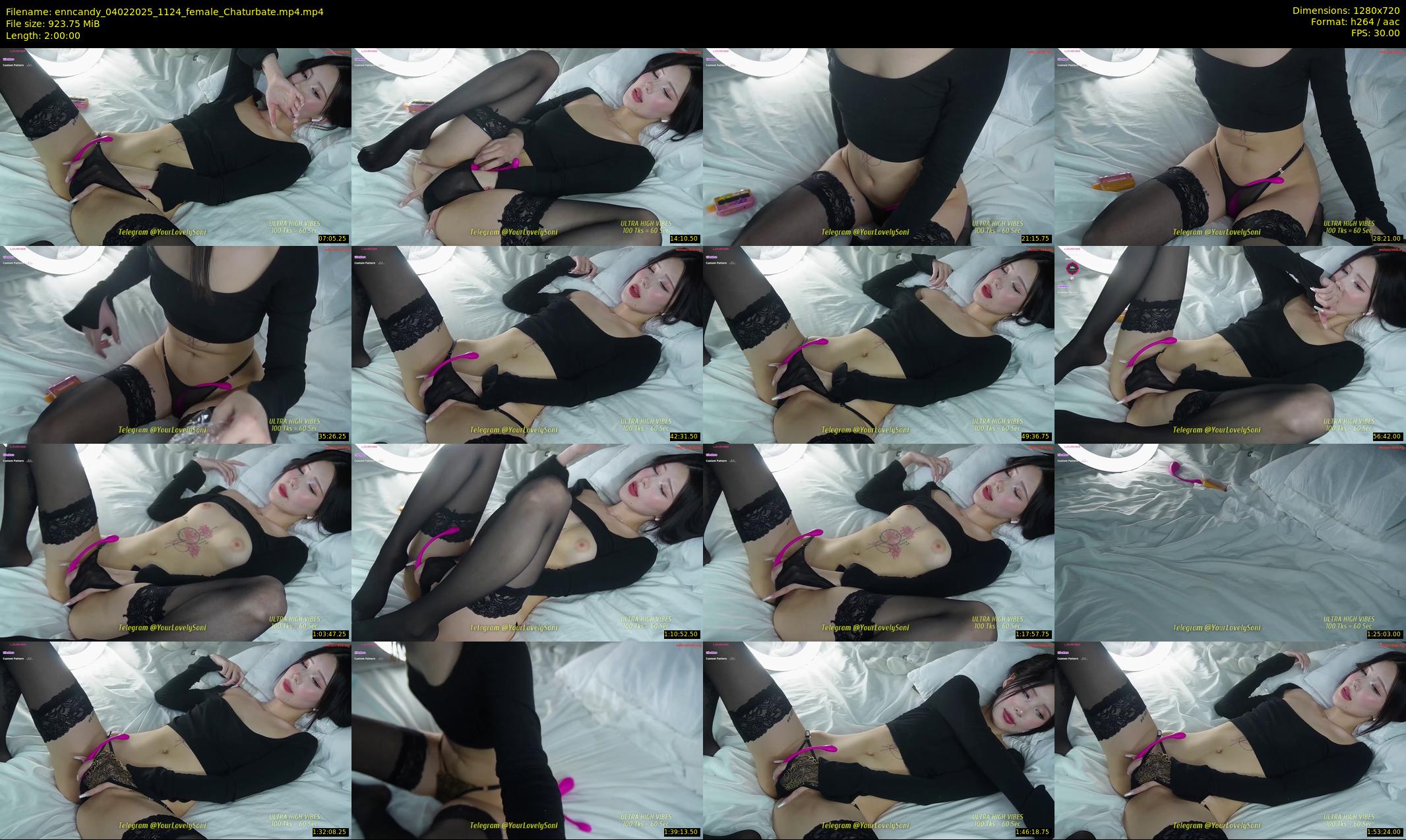 enncandy — 120 minute Chaturbate female cam show recording, 720p, Feb 4, 2025
