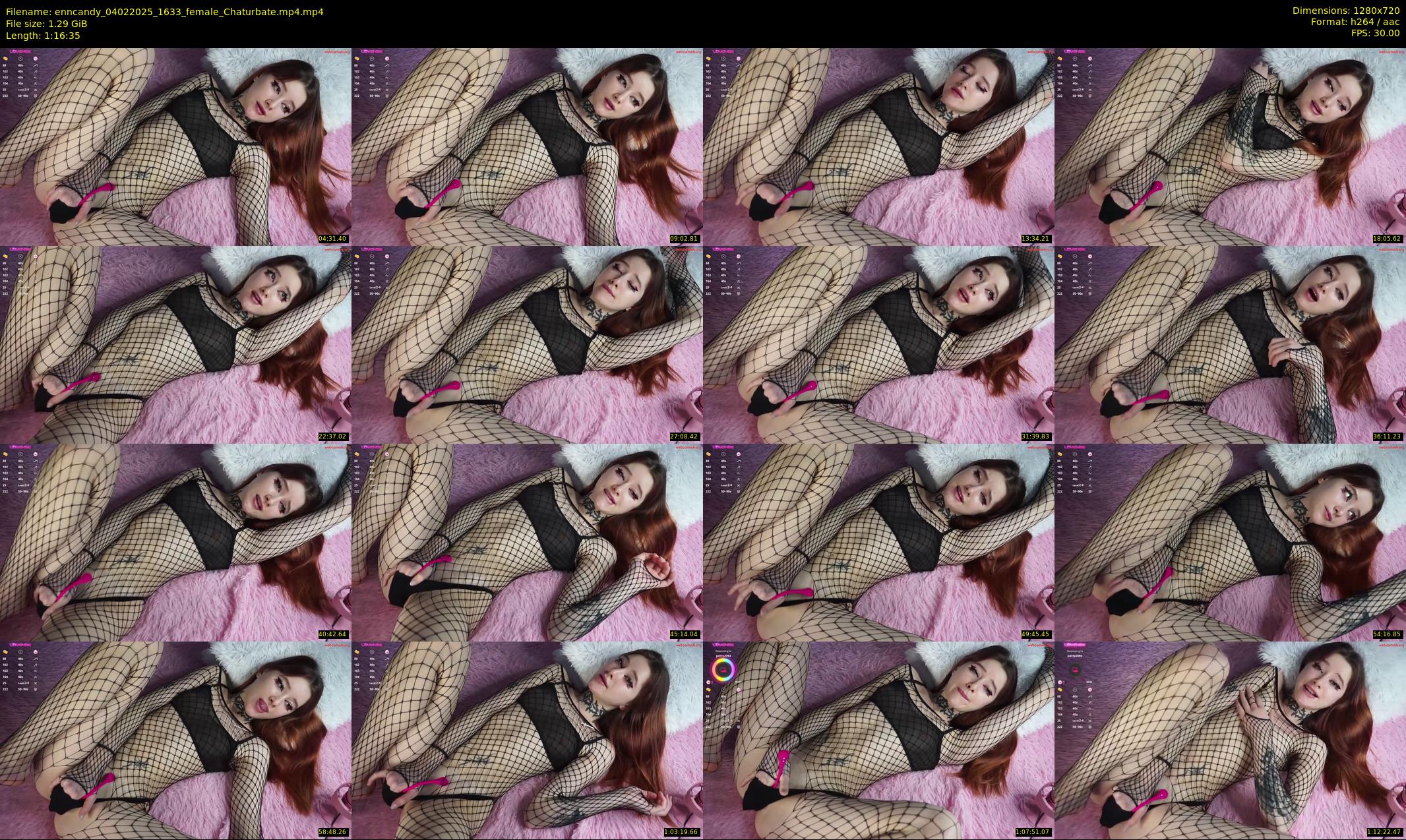 enncandy — 77 minute Chaturbate female cam show recording, 720p, Feb 4, 2025