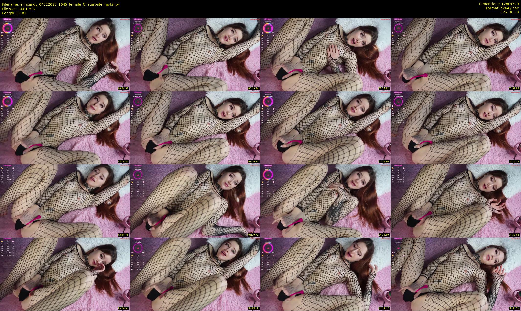 enncandy — 8 minute Chaturbate female cam show recording, 720p, Feb 4, 2025