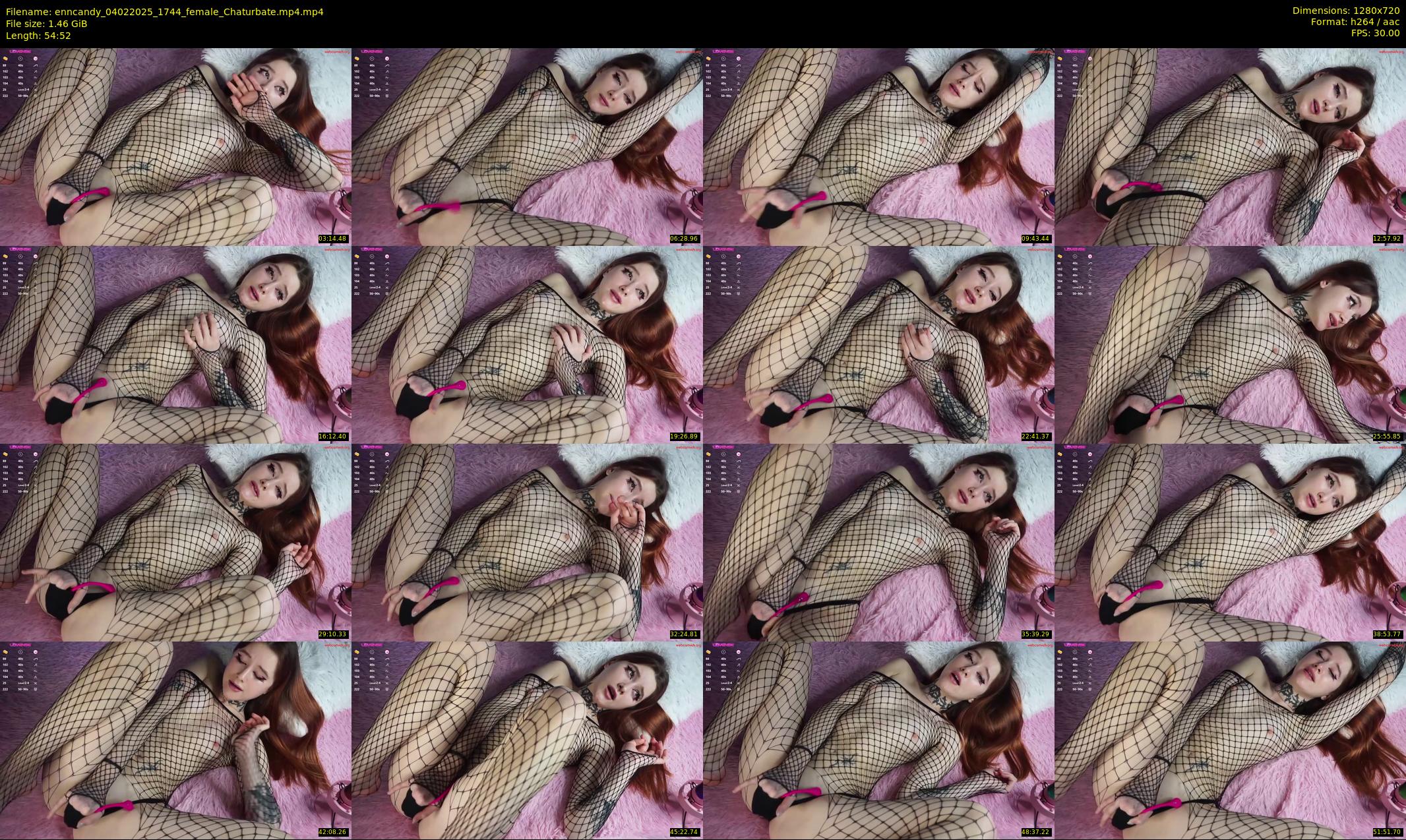 enncandy — 55 minute Chaturbate female cam show recording, 720p, Feb 4, 2025