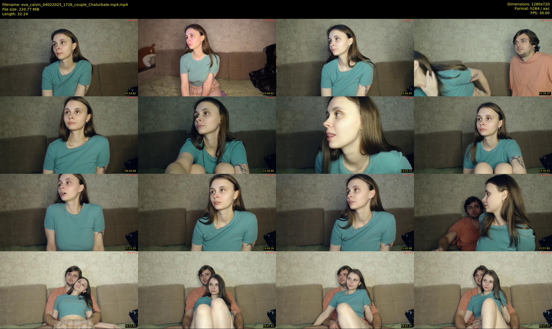eva_calvin — 33 minute Chaturbate couple cam show recording, 720p, Feb 4, 2025