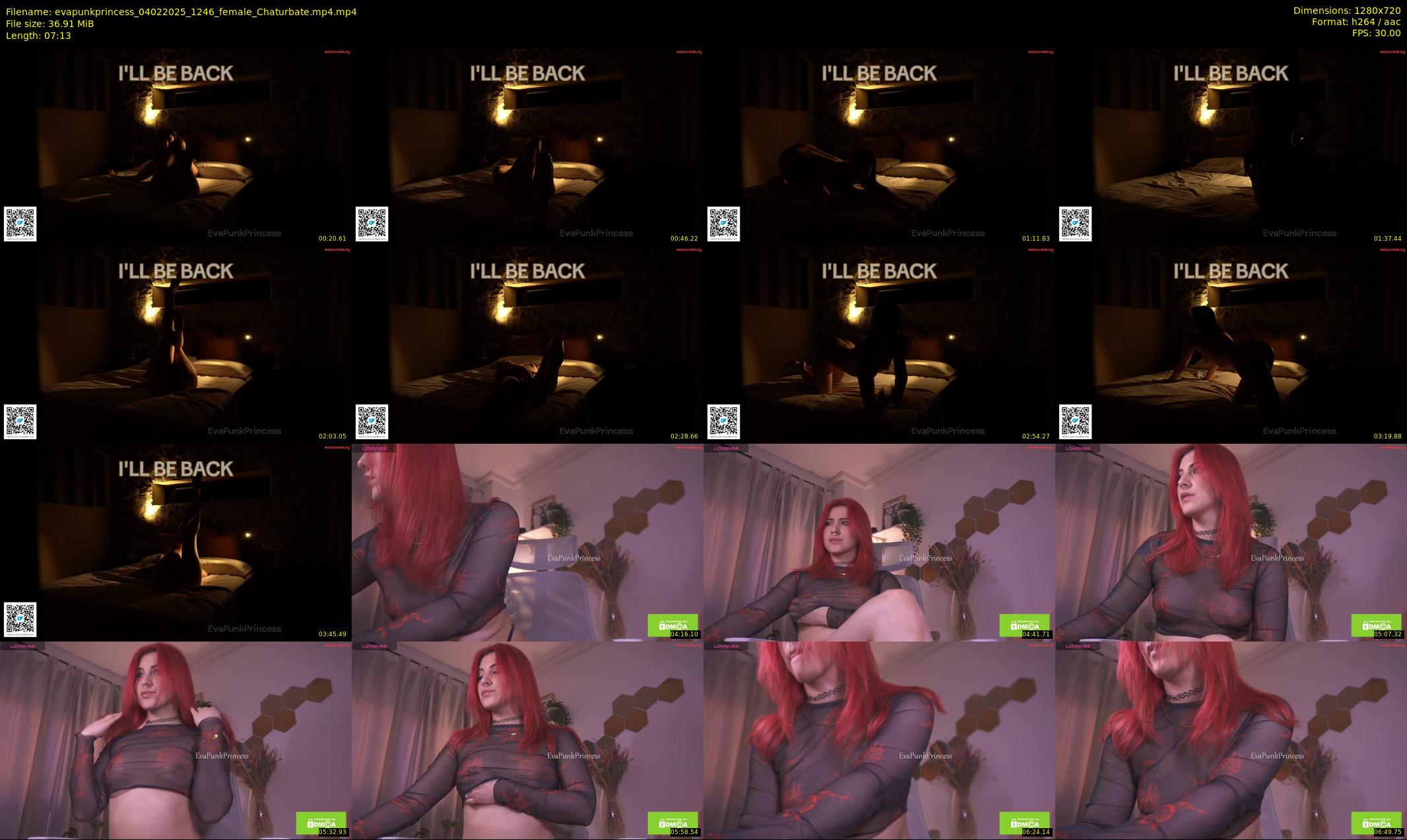 evapunkprincess — 8 minute Chaturbate female cam show recording, 720p, Feb 4, 2025
