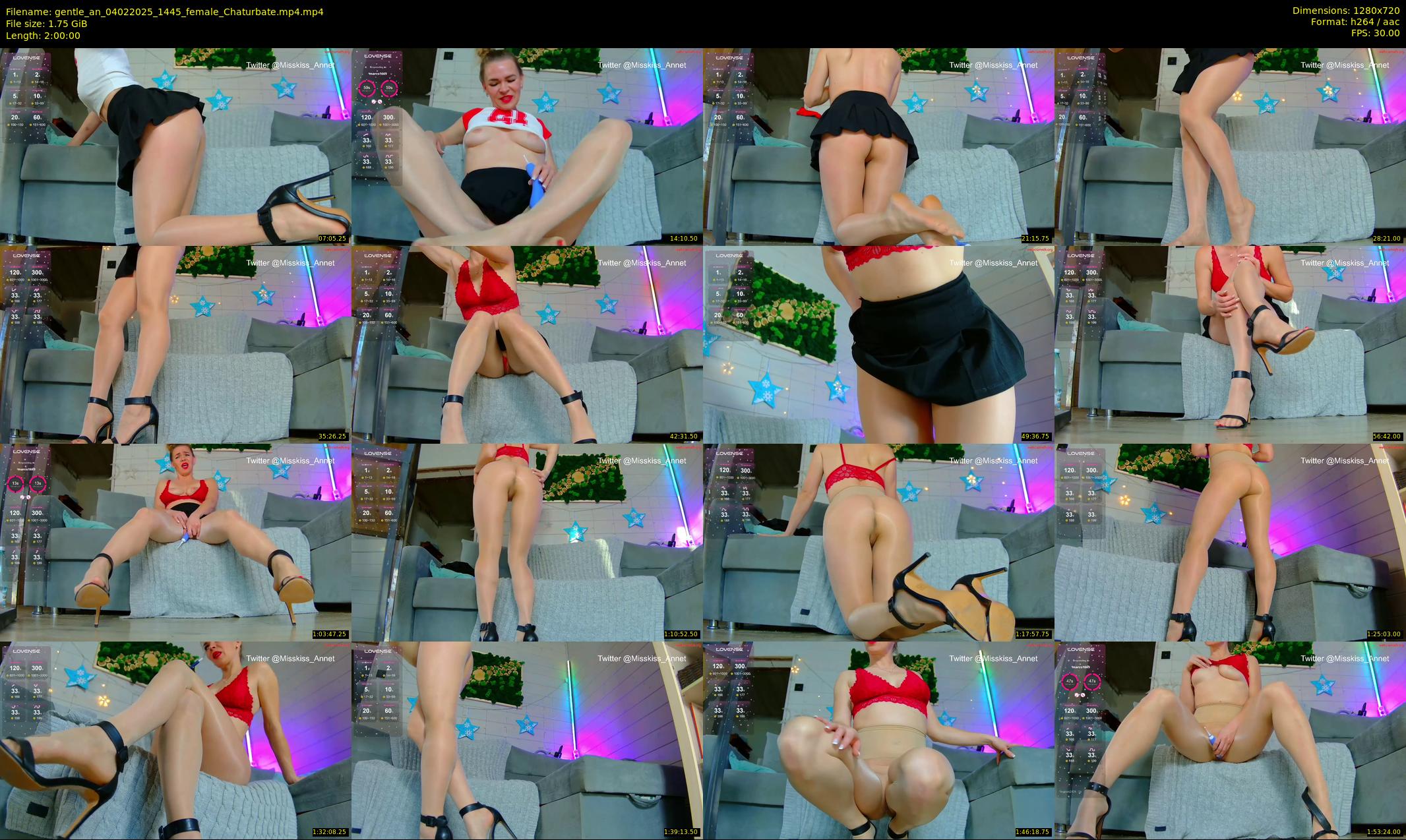 gentle_an — 120 minute Chaturbate female cam show recording, 720p, Feb 4, 2025