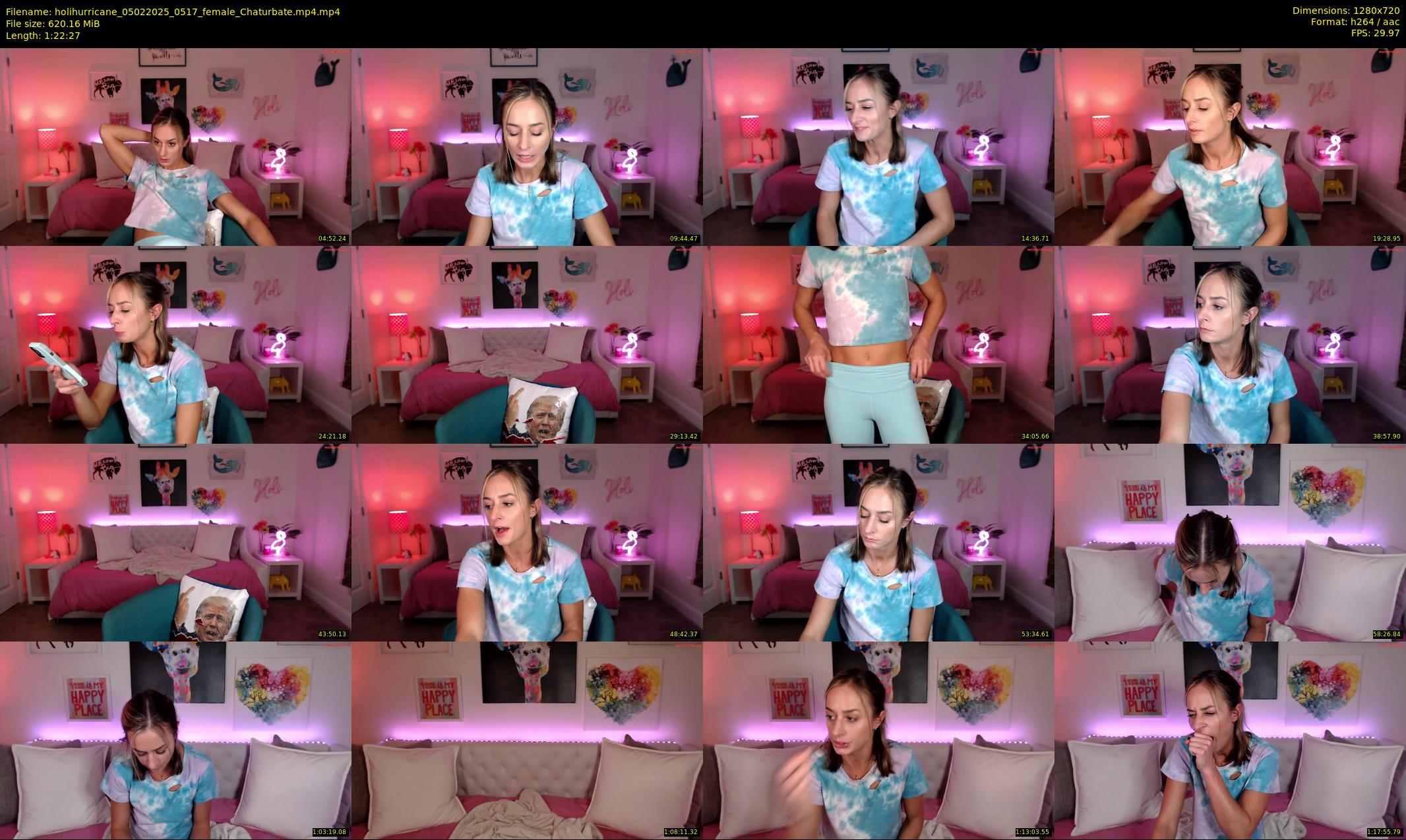 holihurricane — 83 minute Chaturbate female cam show recording, 720p, Feb 5, 2025