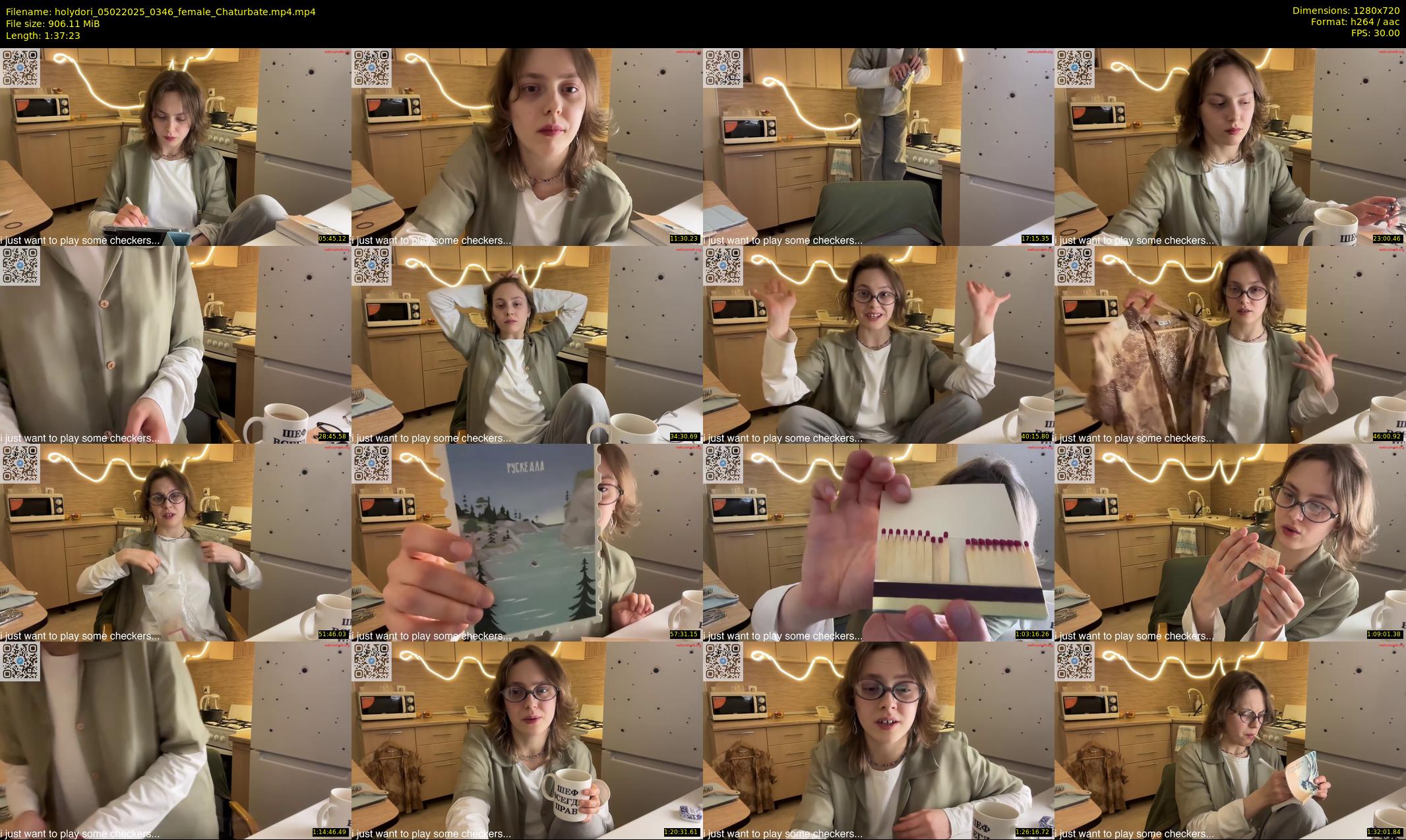 holydori — 98 minute Chaturbate female cam show recording, 720p, Feb 5, 2025