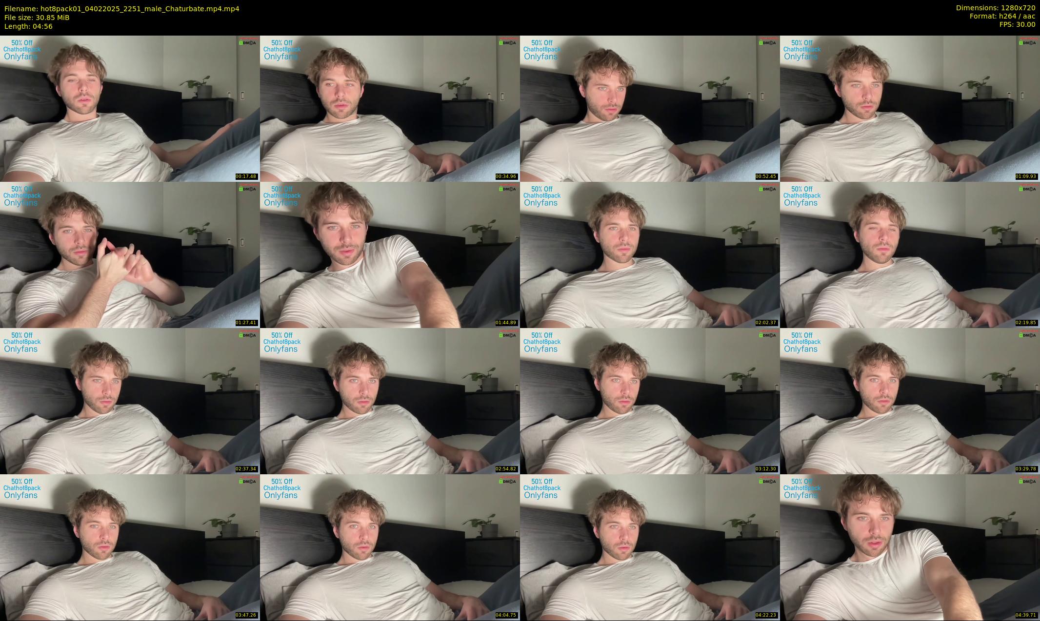 hot8pack01 — 5 minute Chaturbate male cam show recording, 720p, Feb 4, 2025