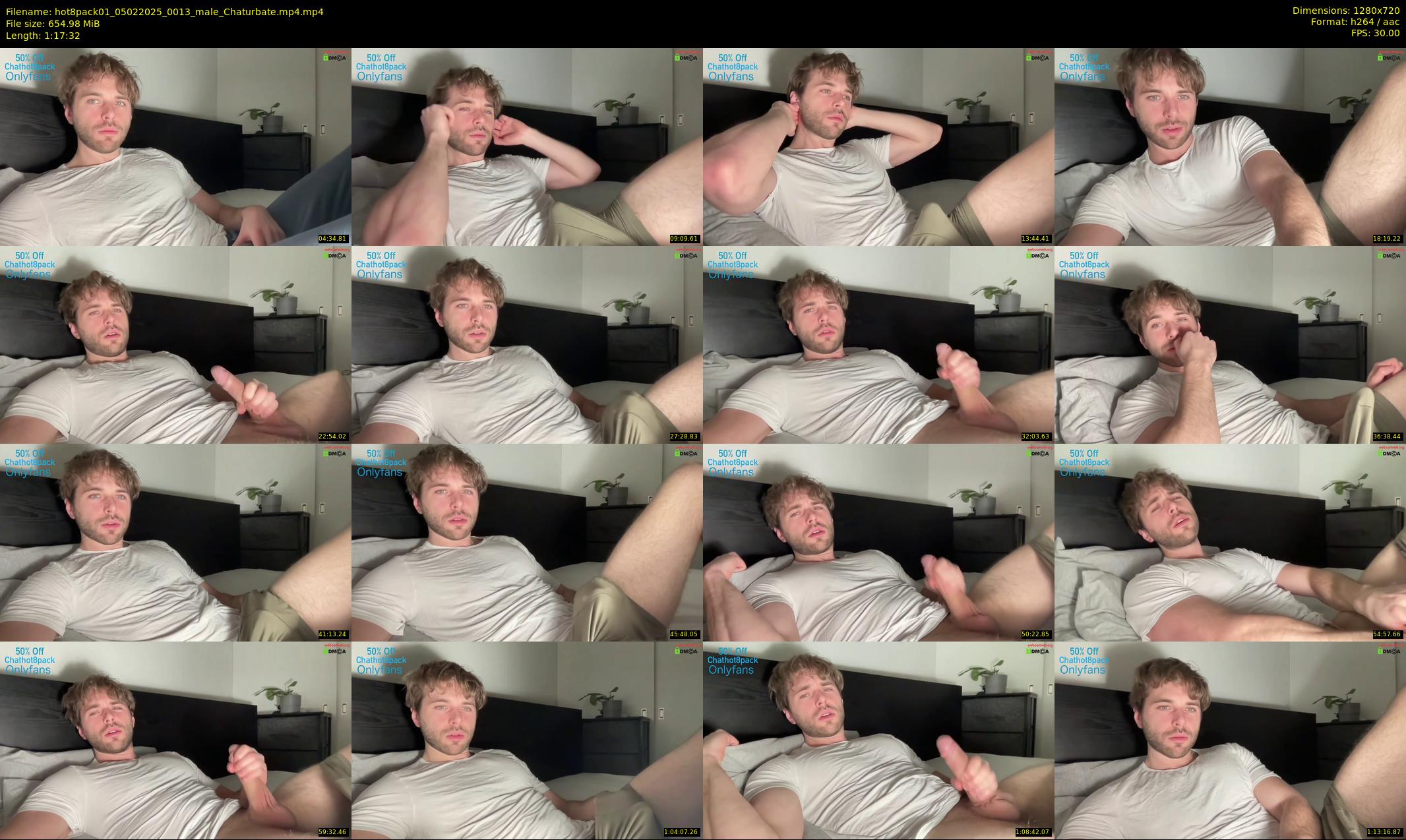 hot8pack01 — 78 minute Chaturbate male cam show recording, 720p, Feb 5, 2025