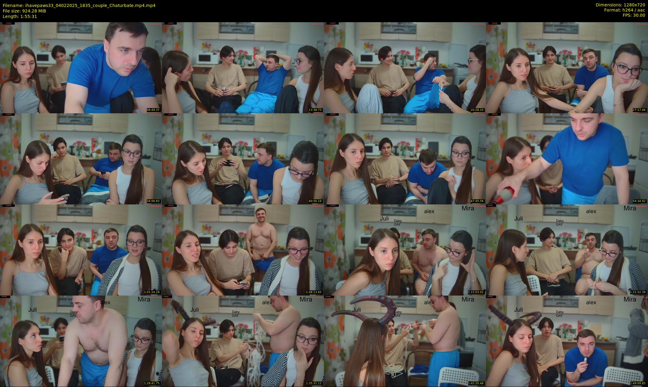 ihavepaws33 — 116 minute Chaturbate couple cam show recording, 720p, Feb 4, 2025