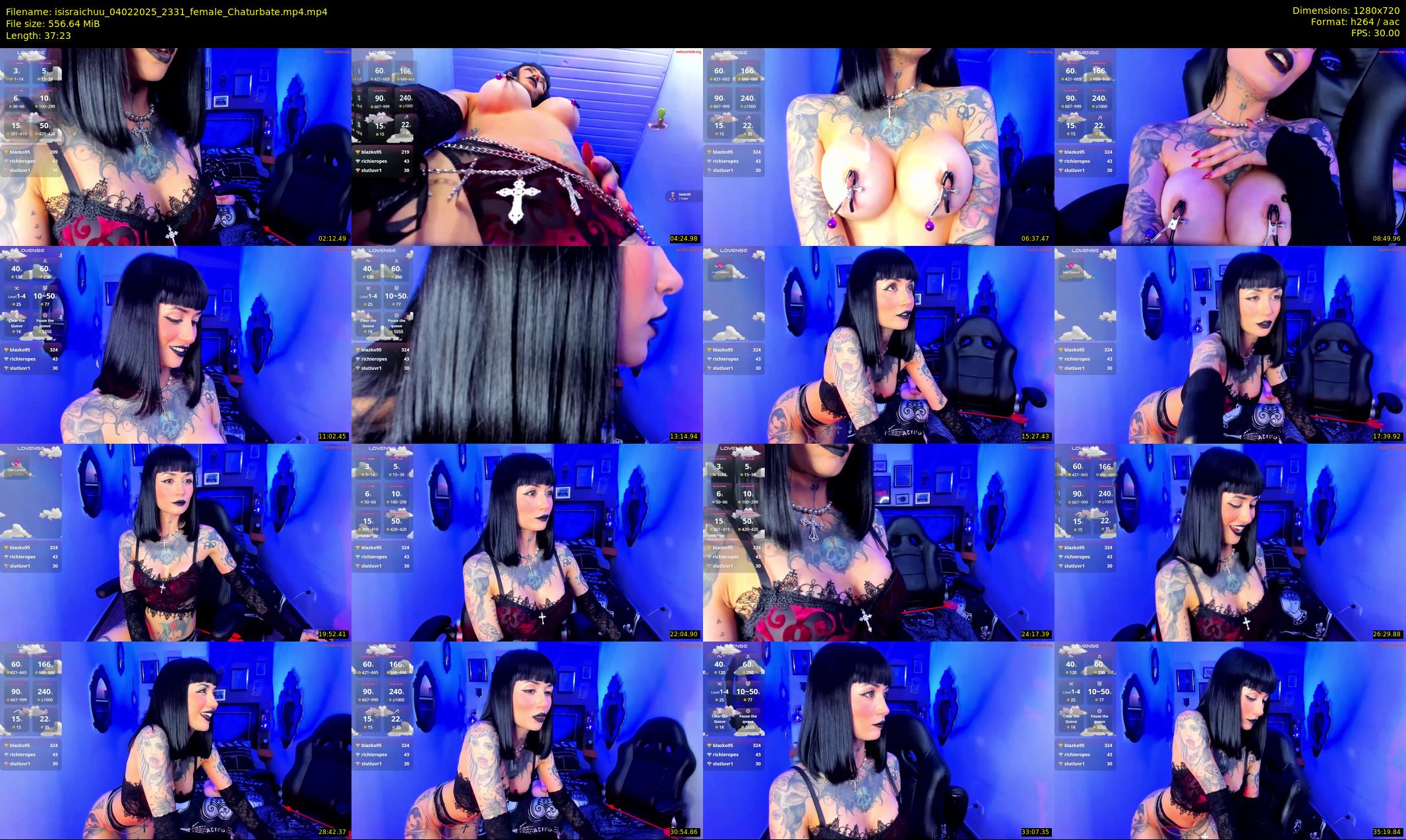 isisraichuu — 38 minute Chaturbate female cam show recording, 720p, Feb 4, 2025