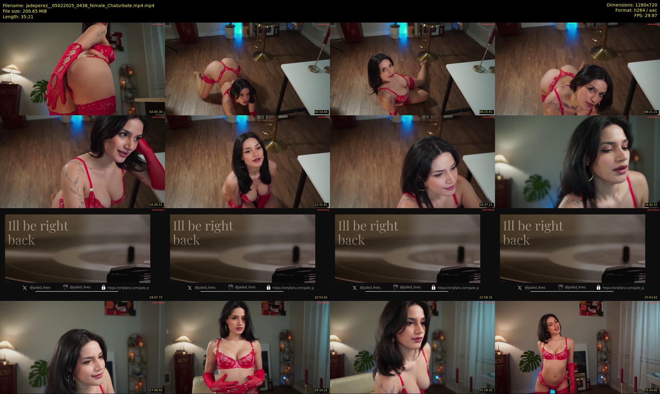 jadeperez_ — 36 minute Chaturbate female cam show recording, 720p, Feb 5, 2025