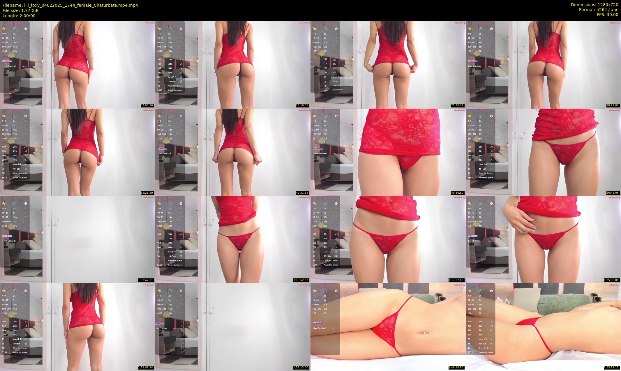 lili_foxy — 120 minute Chaturbate female cam show recording, 720p, Feb 4, 2025