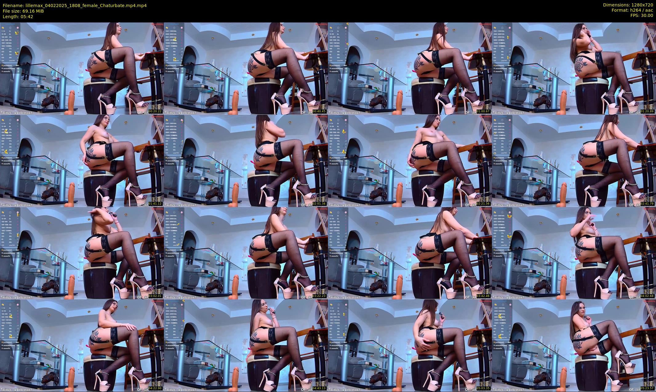 lillemax — 6 minute Chaturbate female cam show recording, 720p, Feb 4, 2025