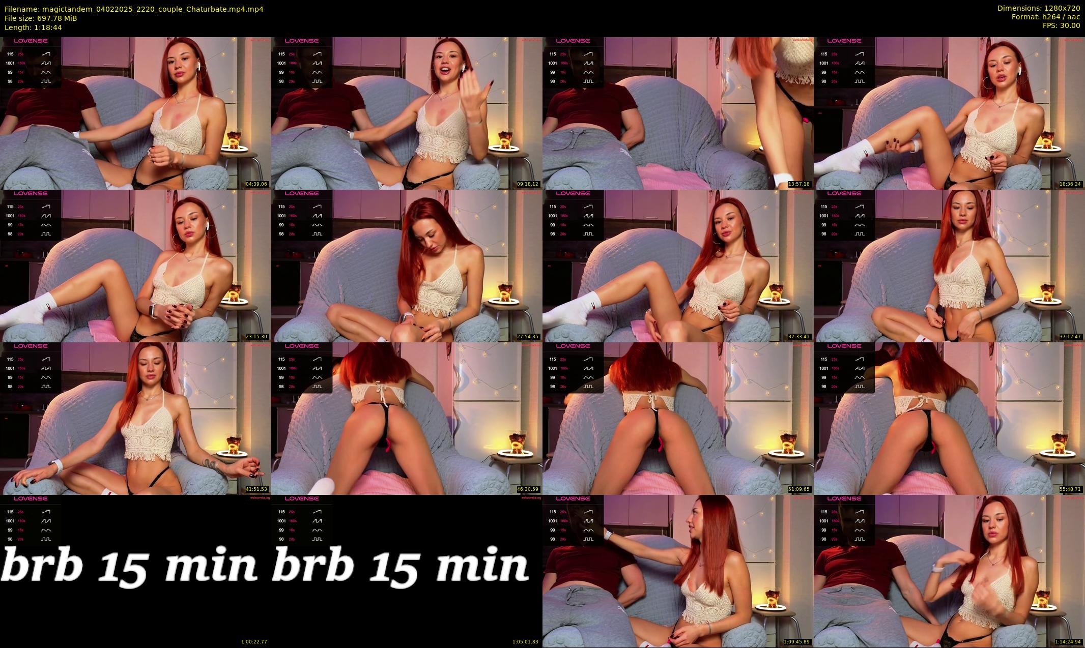magictandem — 79 minute Chaturbate couple cam show recording, 720p, Feb 4, 2025