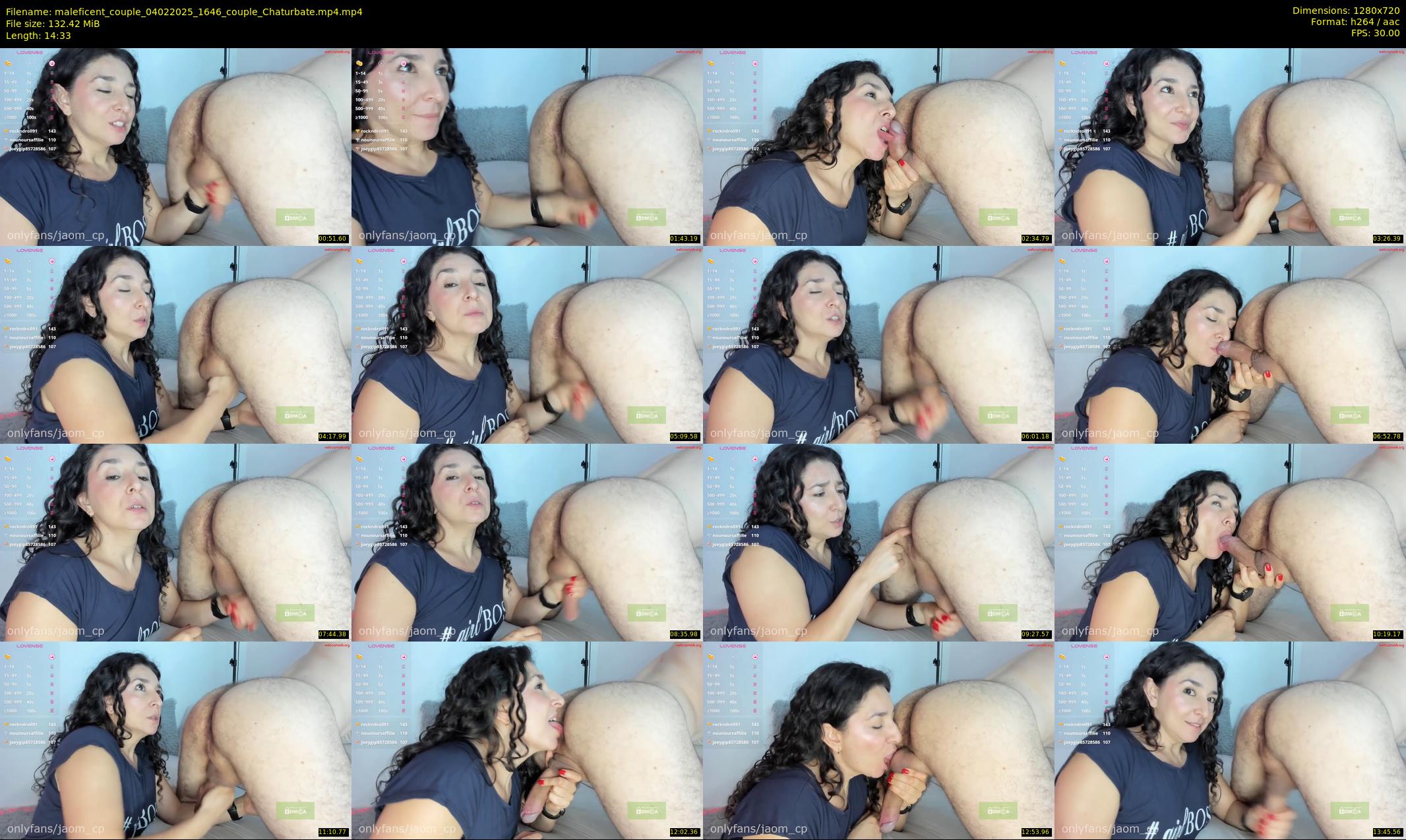 maleficent_couple — 15 minute Chaturbate couple cam show recording, 720p, Feb 4, 2025