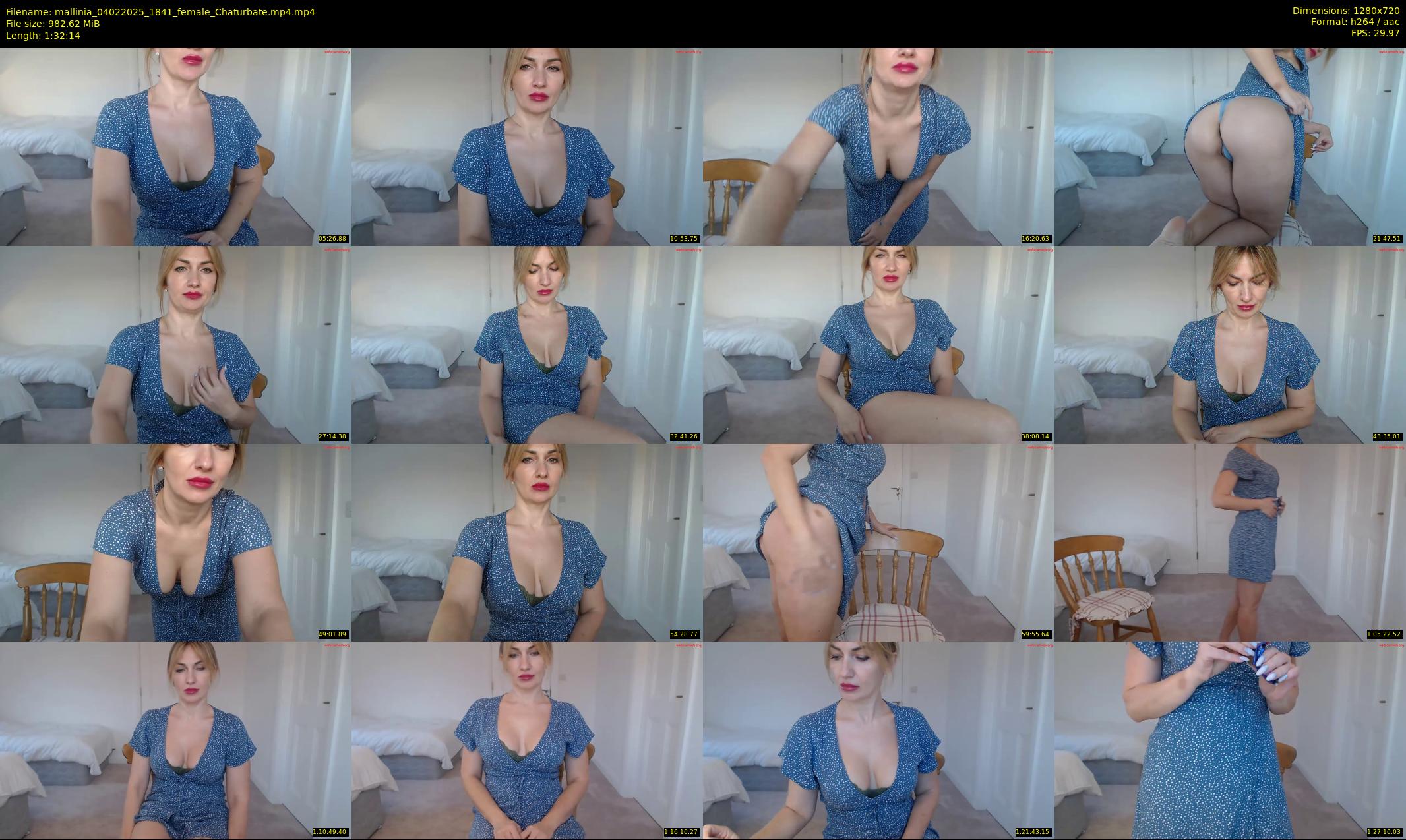 mallinia — 93 minute Chaturbate female cam show recording, 720p, Feb 4, 2025