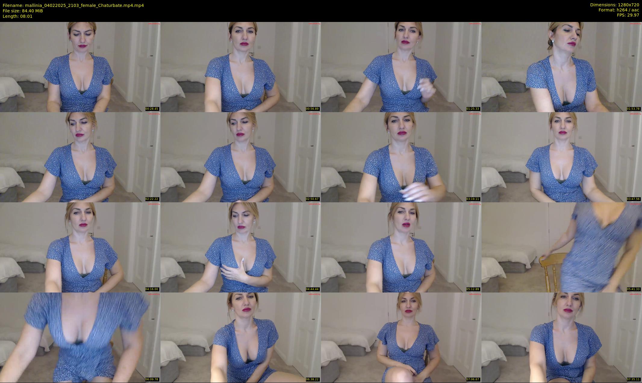 mallinia — 9 minute Chaturbate female cam show recording, 720p, Feb 4, 2025