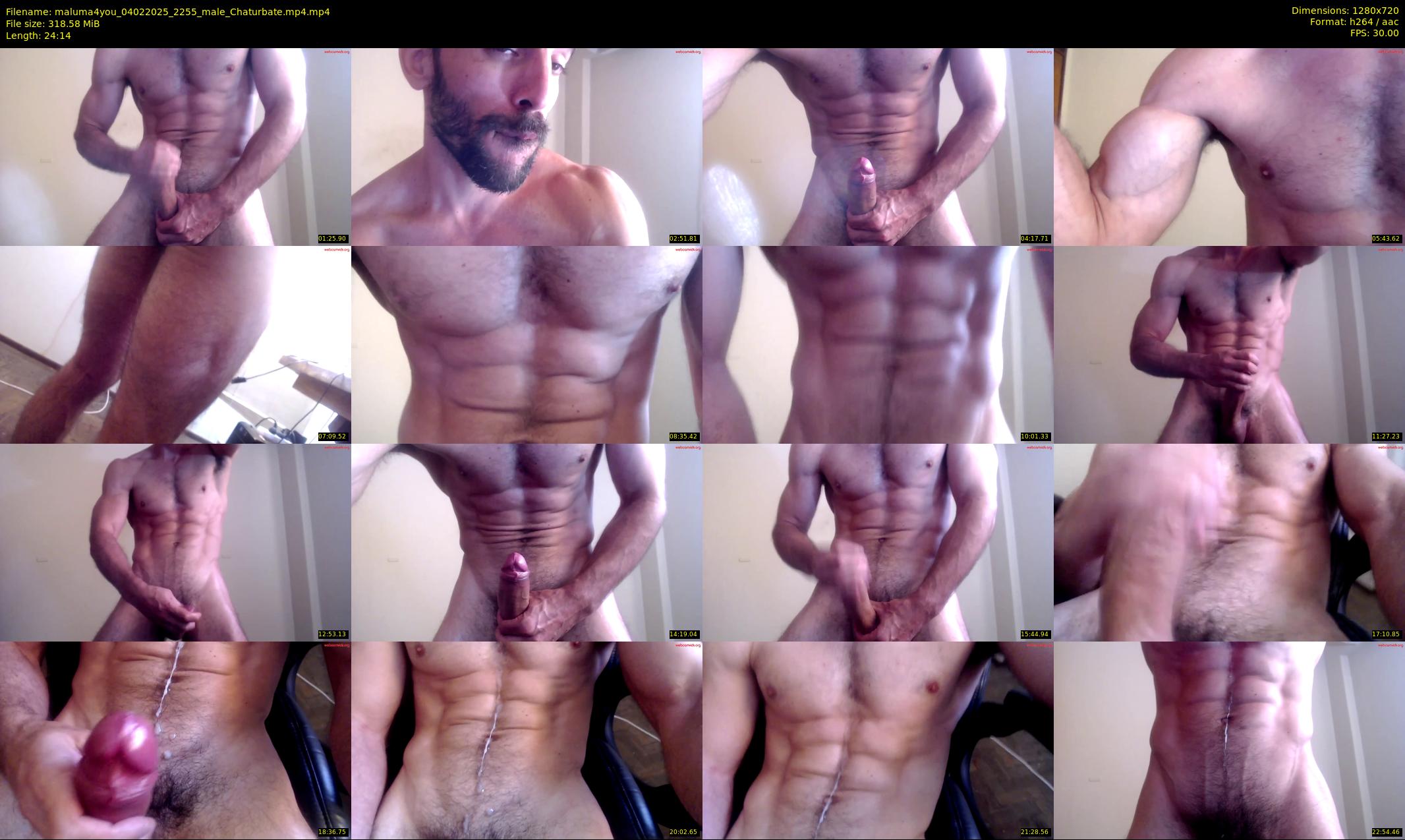 maluma4you — 25 minute Chaturbate male cam show recording, 720p, Feb 4, 2025