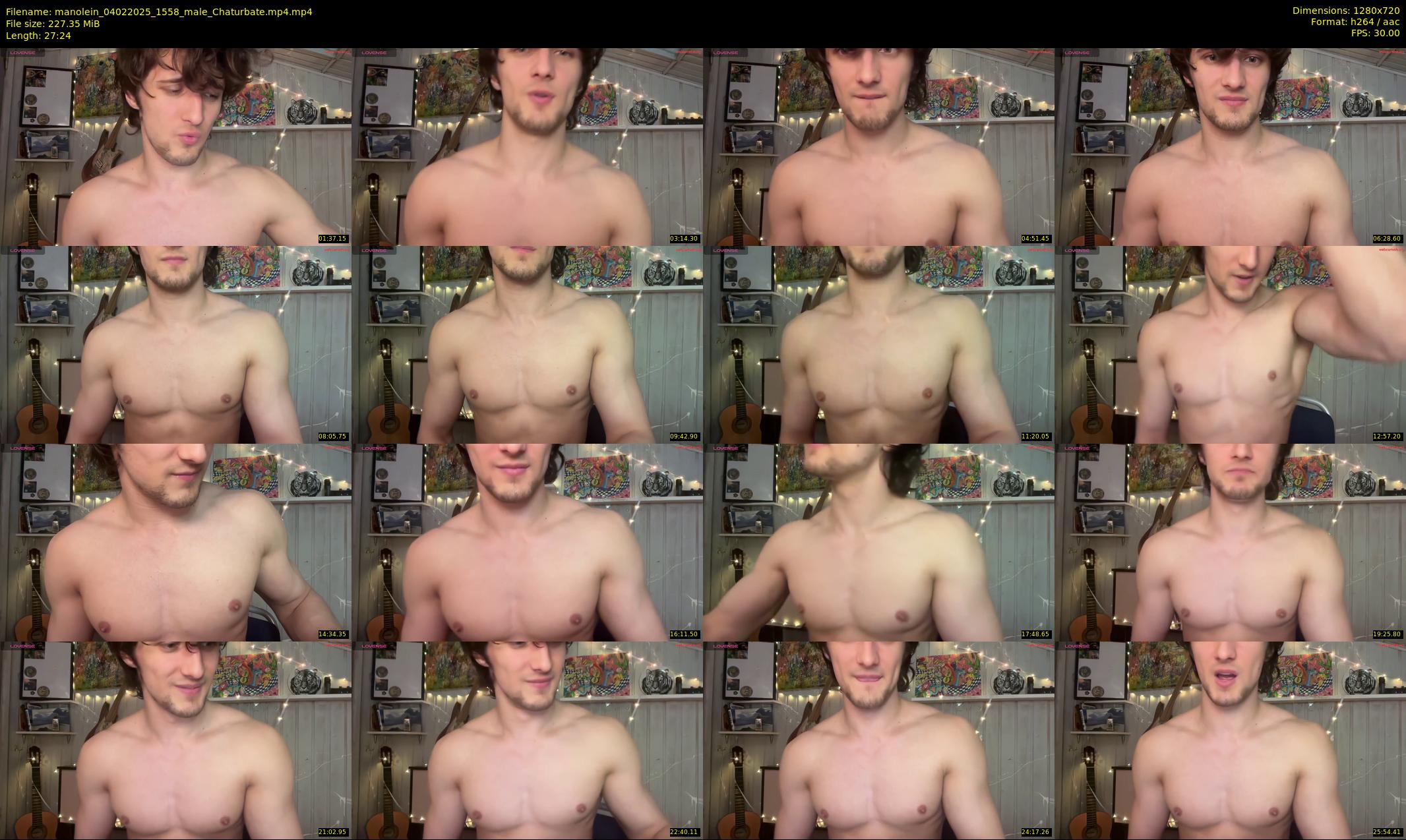 manolein — 28 minute Chaturbate male cam show recording, 720p, Feb 4, 2025