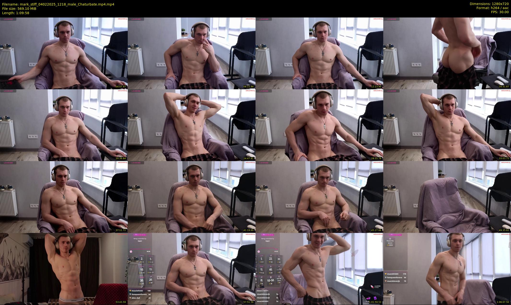 mark_stiff — 70 minute Chaturbate male cam show recording, 720p, Feb 4, 2025