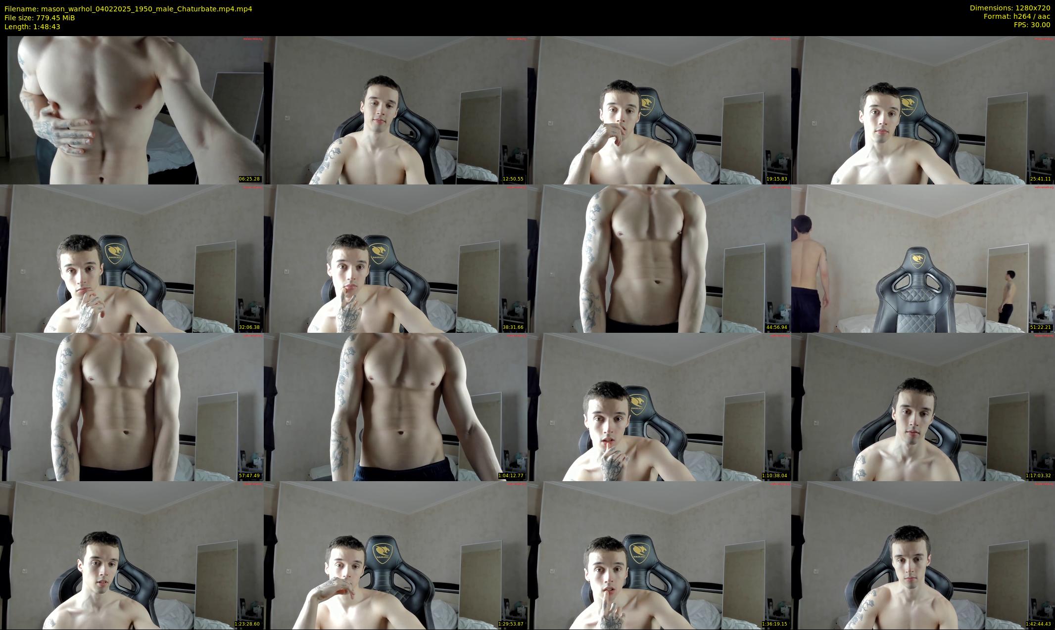 mason_warhol — 109 minute Chaturbate male cam show recording, 720p, Feb 4, 2025