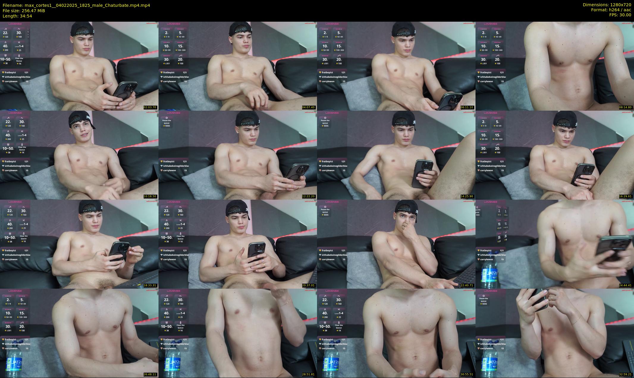 max_cortes1_ — 35 minute Chaturbate male cam show recording, 720p, Feb 4, 2025