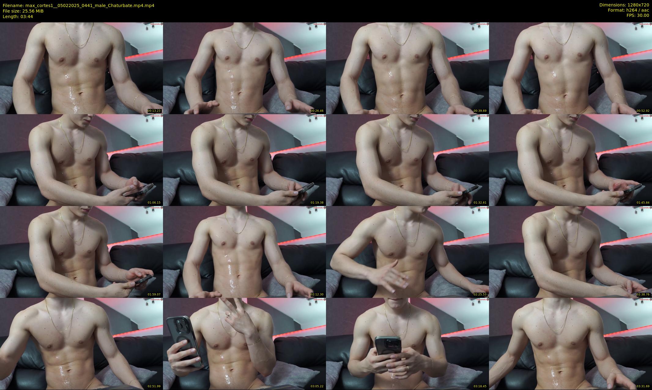 max_cortes1_ — 4 minute Chaturbate male cam show recording, 720p, Feb 5, 2025