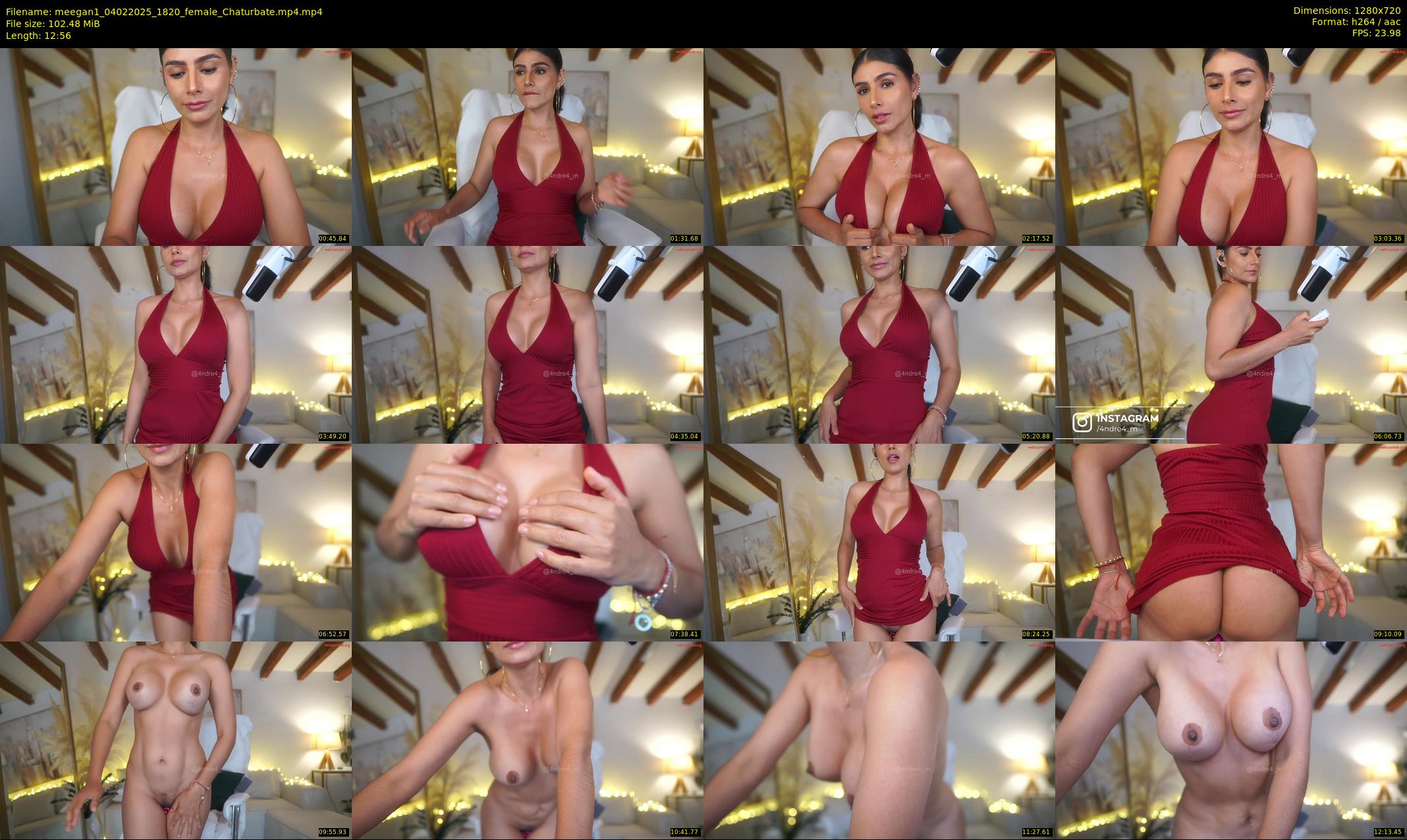meegan1 — 13 minute Chaturbate female cam show recording, 720p, Feb 4, 2025
