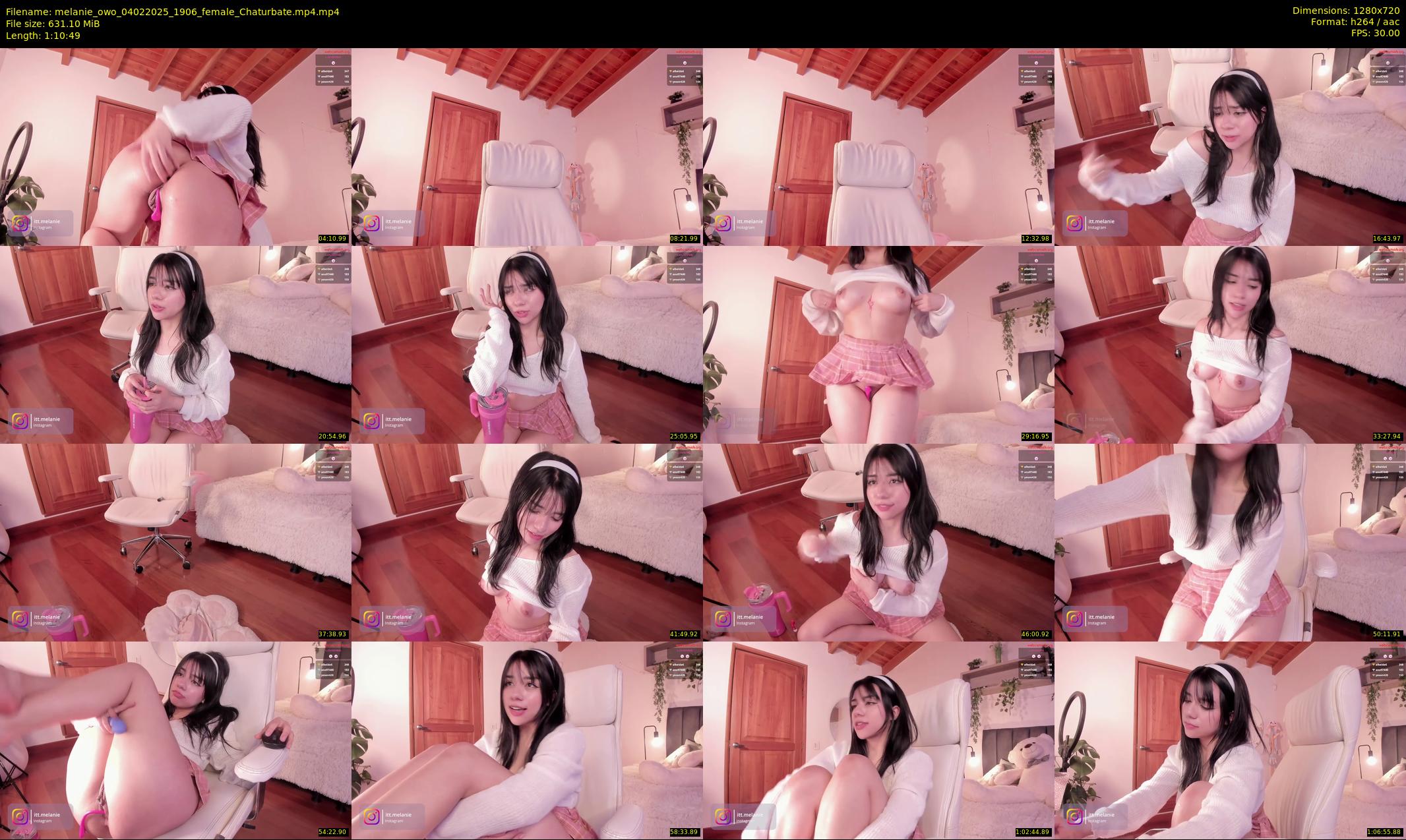 melanie_owo — 71 minute Chaturbate female cam show recording, 720p, Feb 4, 2025