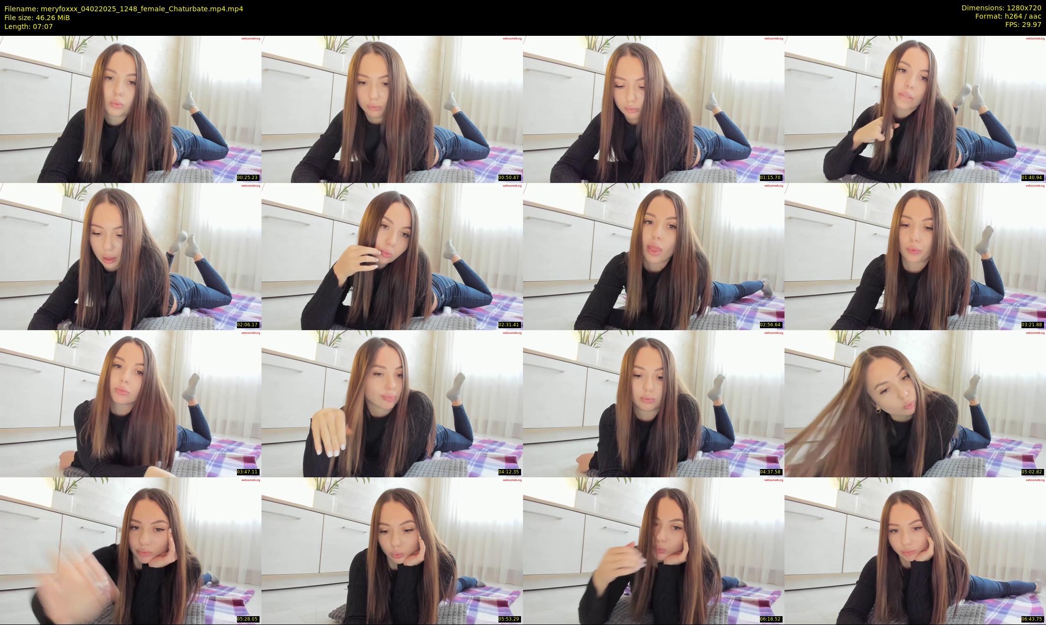 meryfoxxx — 8 minute Chaturbate female cam show recording, 720p, Feb 4, 2025