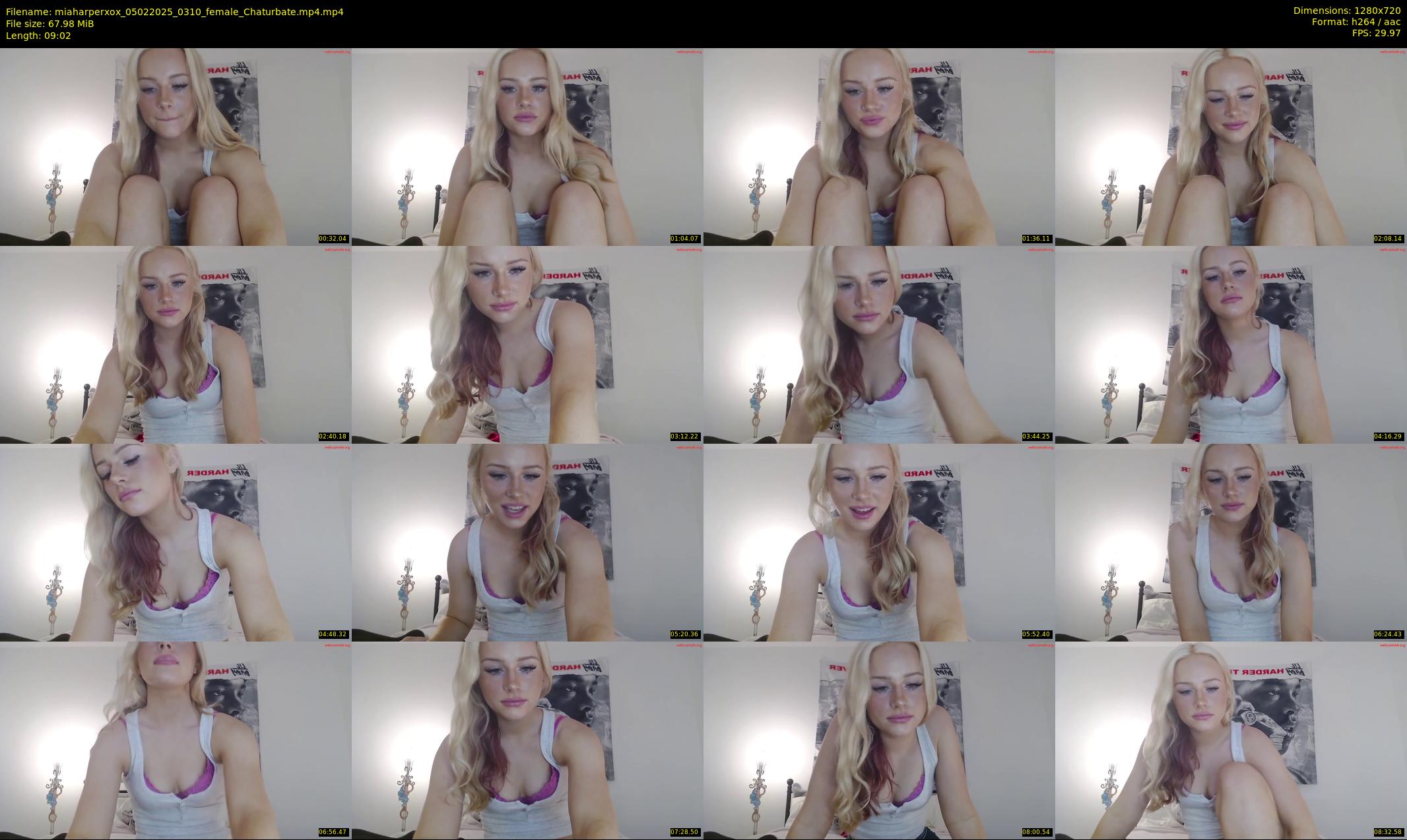 miaharperxox — 10 minute Chaturbate female cam show recording, 720p, Feb 5, 2025