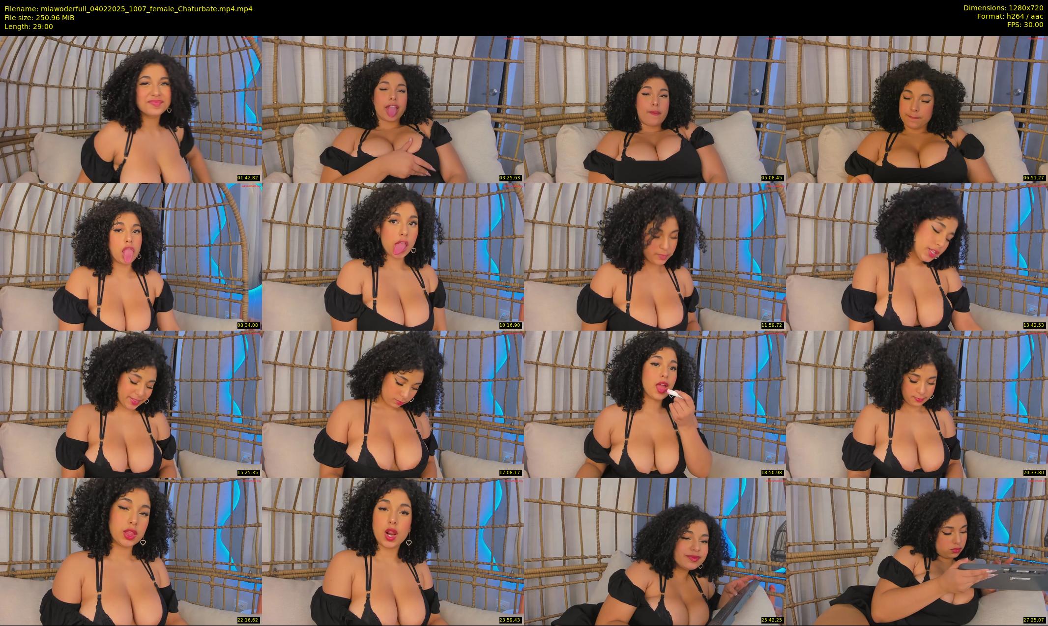 miawoderfull — 29 minute Chaturbate female cam show recording, 720p, Feb 4, 2025