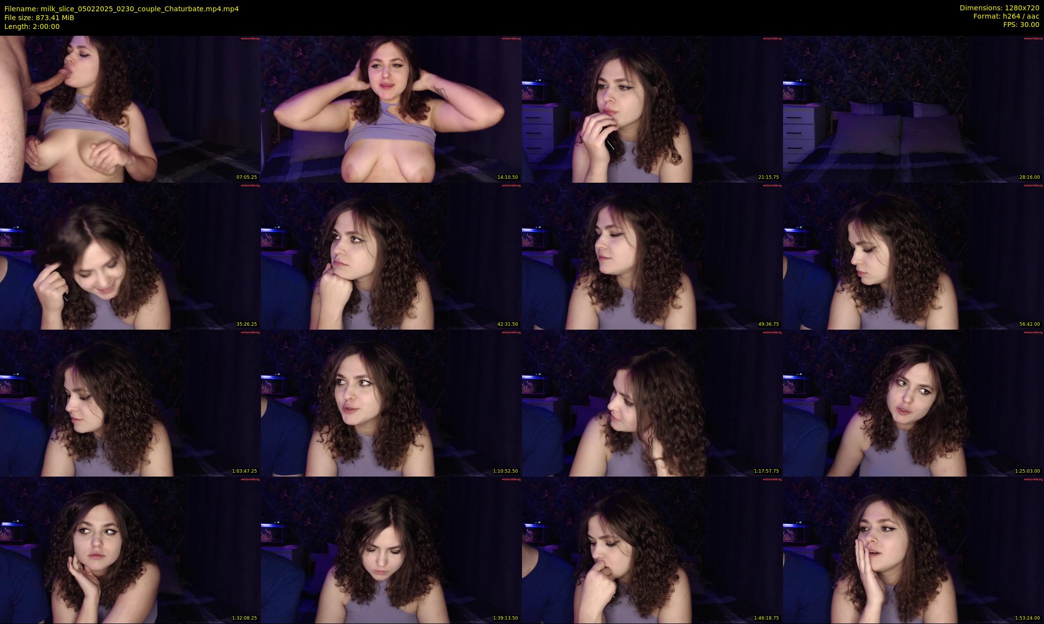 milk_slice — 120 minute Chaturbate couple cam show recording, 720p, Feb 5, 2025