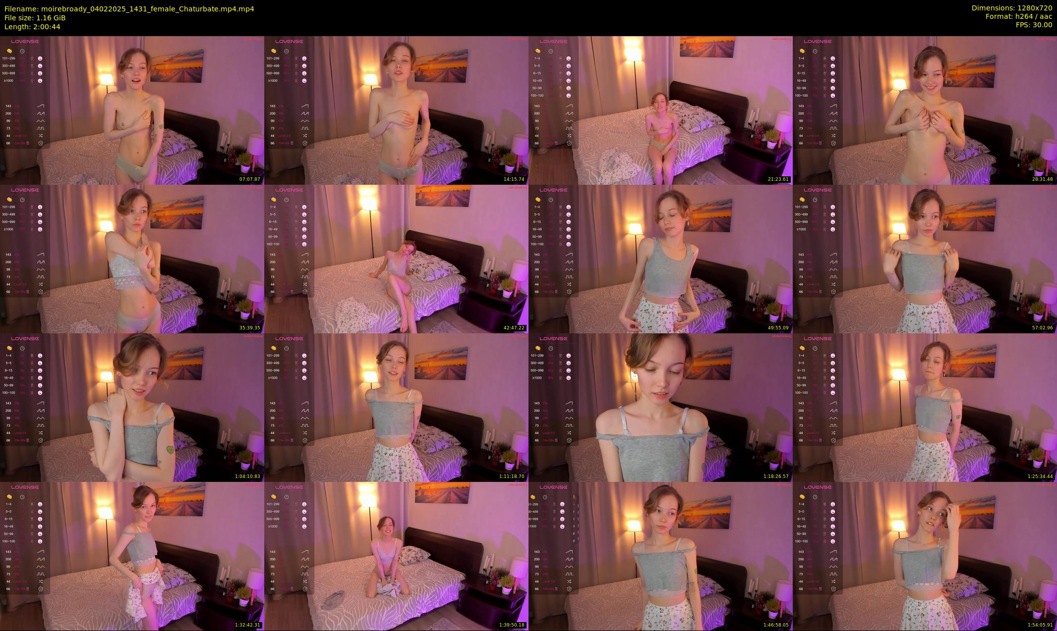 moirebroady — 121 minute Chaturbate female cam show recording, 720p, Feb 4, 2025