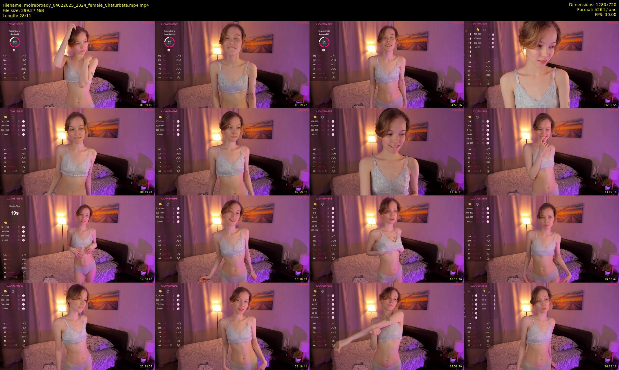 moirebroady — 29 minute Chaturbate female cam show recording, 720p, Feb 4, 2025