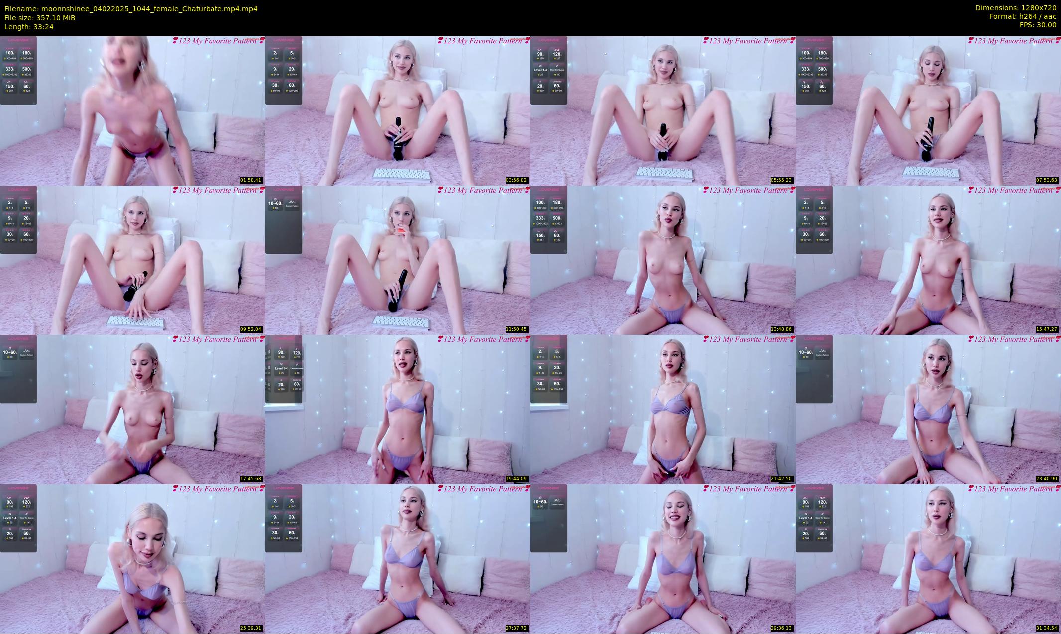 moonnshinee — 34 minute Chaturbate female cam show recording, 720p, Feb 4, 2025