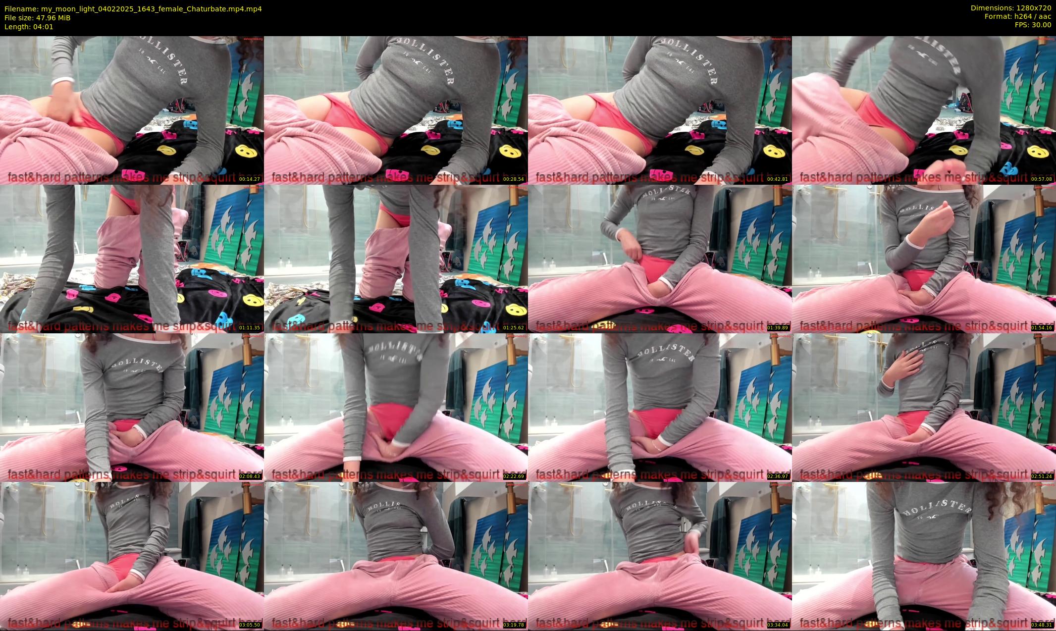 my_moon_light — 5 minute Chaturbate female cam show recording, 720p, Feb 4, 2025